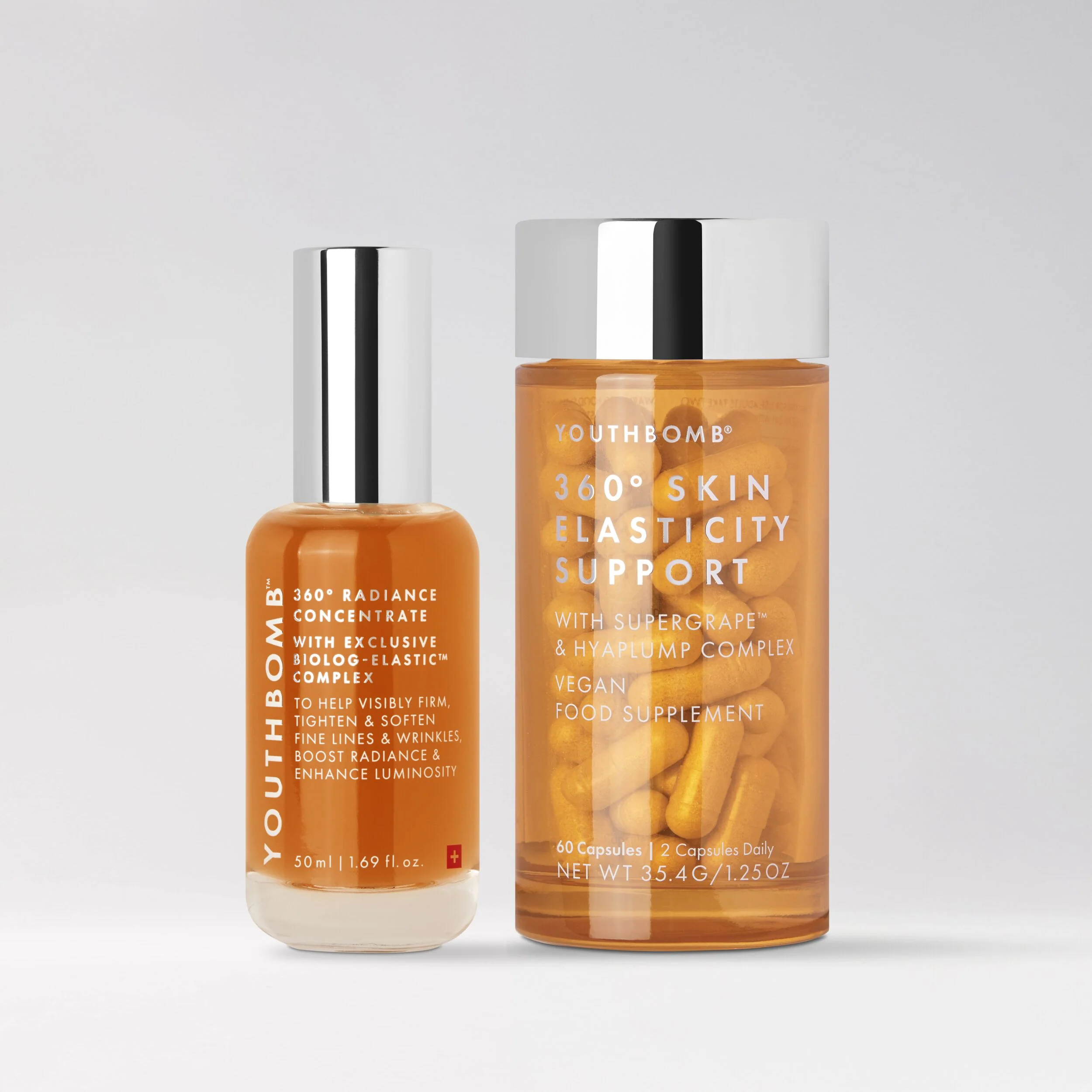 Youthbomb Power Duo Inside Out Glow Duo serum- en supplementenset