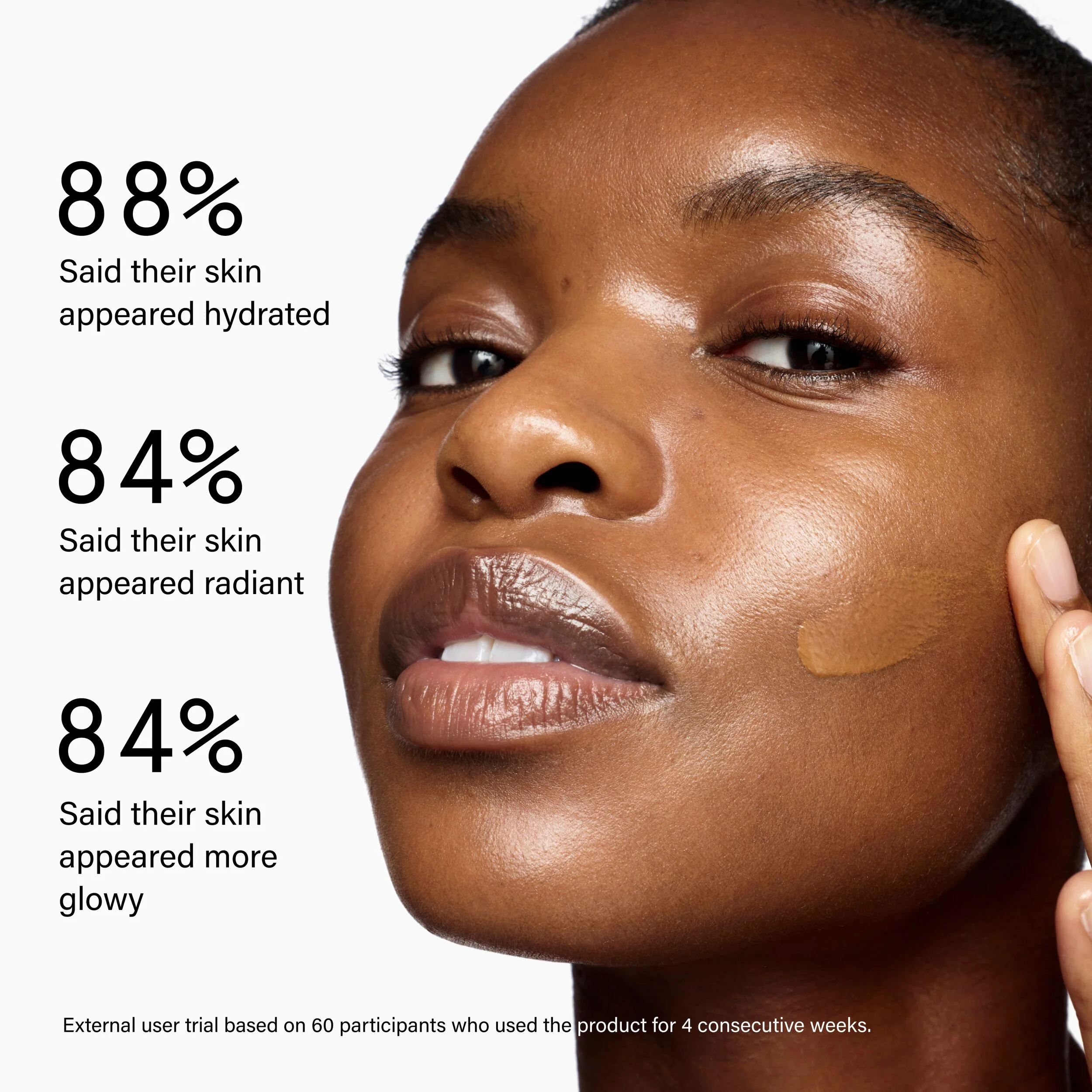 Superluminously getint glow serum met hyaluronzuur