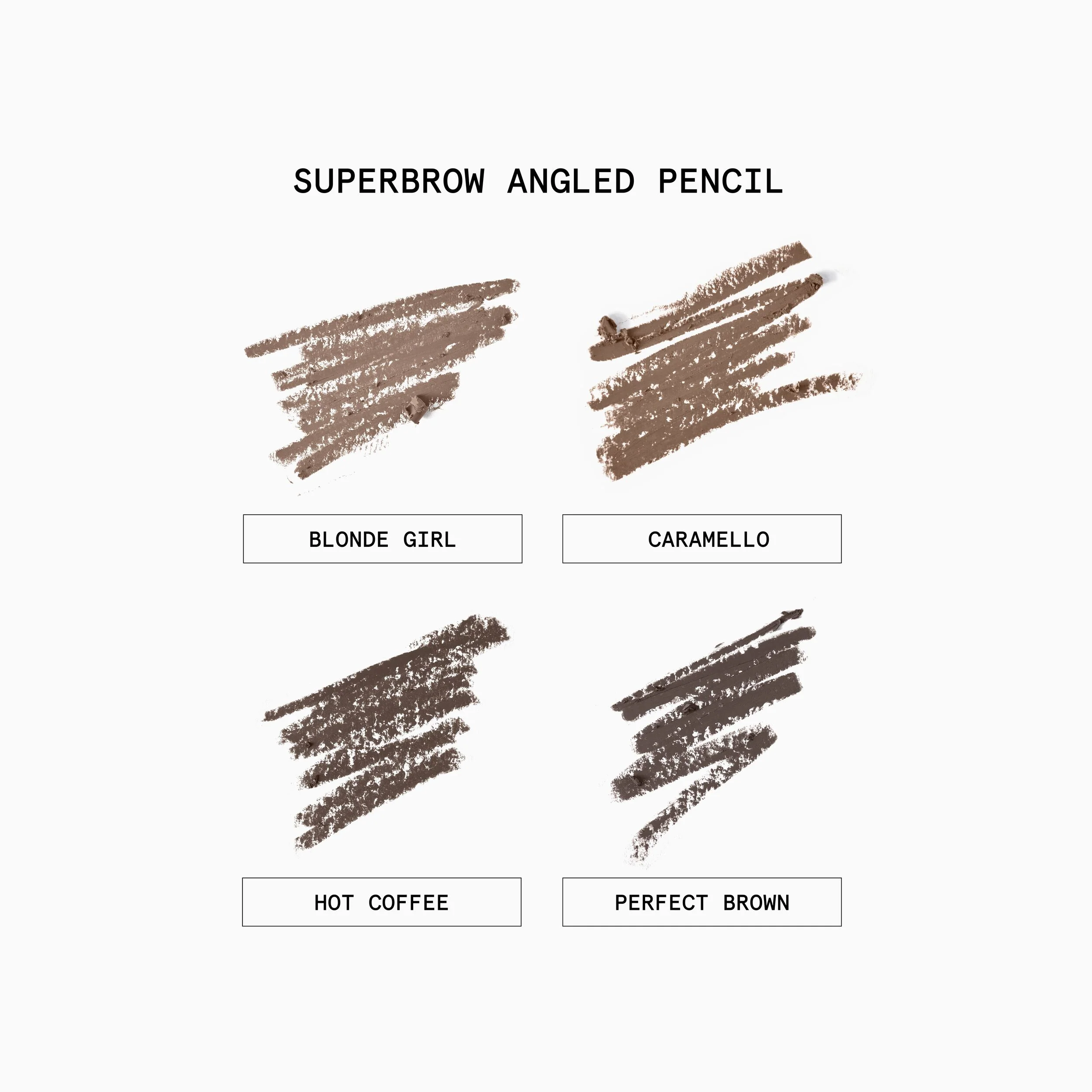 Superbrow Refillable Angled Shaping Pencil with Spoolie Brush