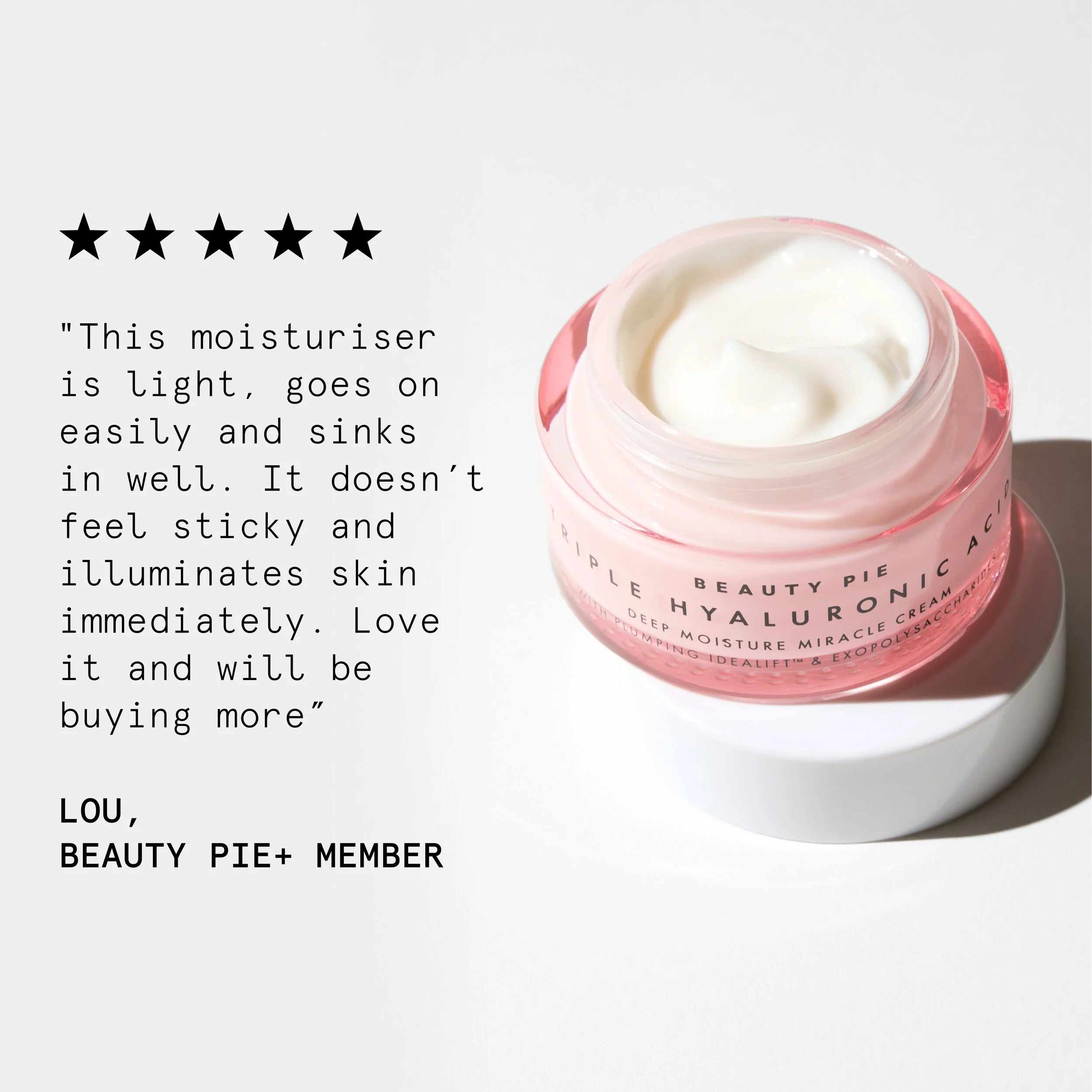 Triple Hyaluronic Acid Deep Moisture Miracle Cream for Dry Skin