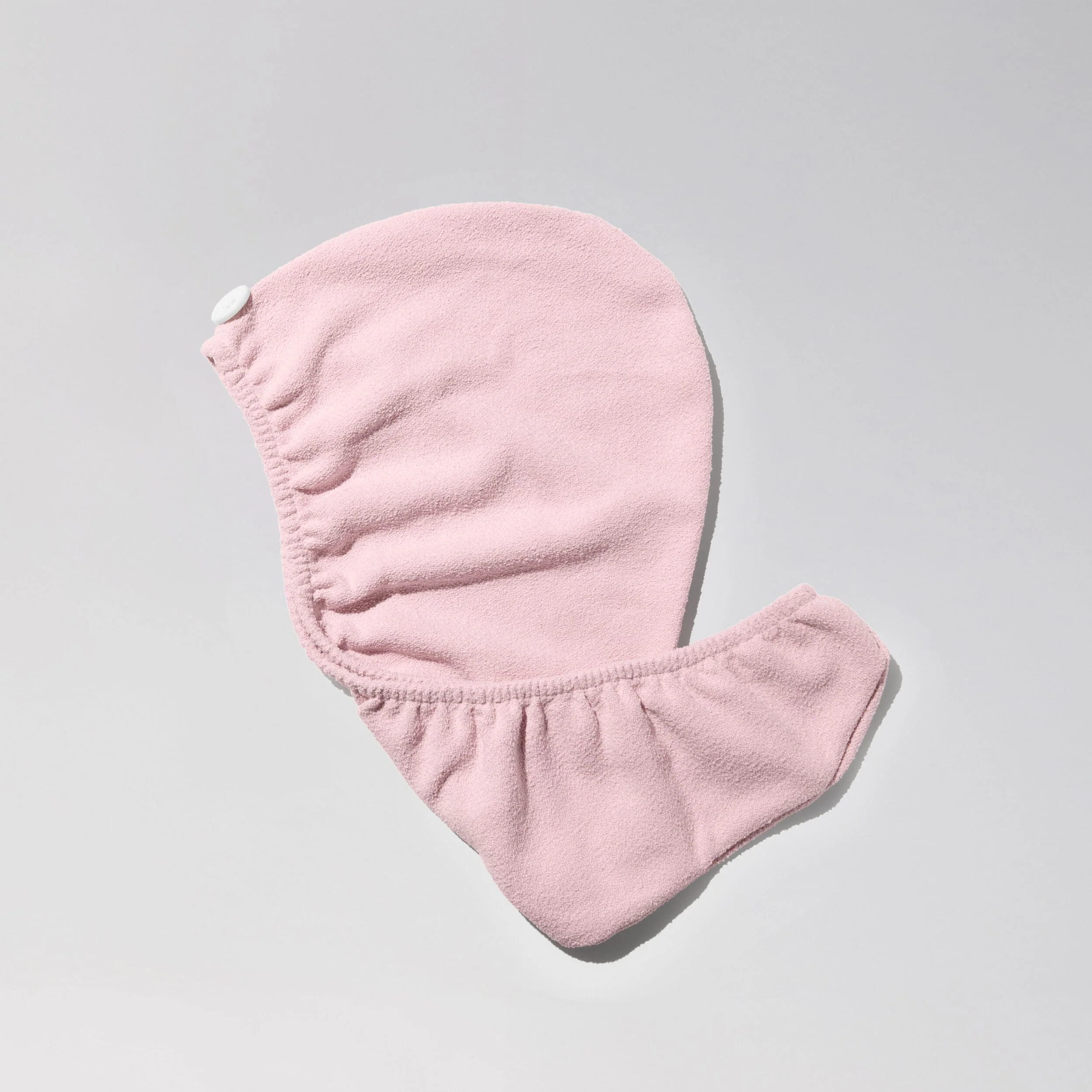 Copper Ion-Infused Microfibre Hair Drying Wrap with Button Fastening