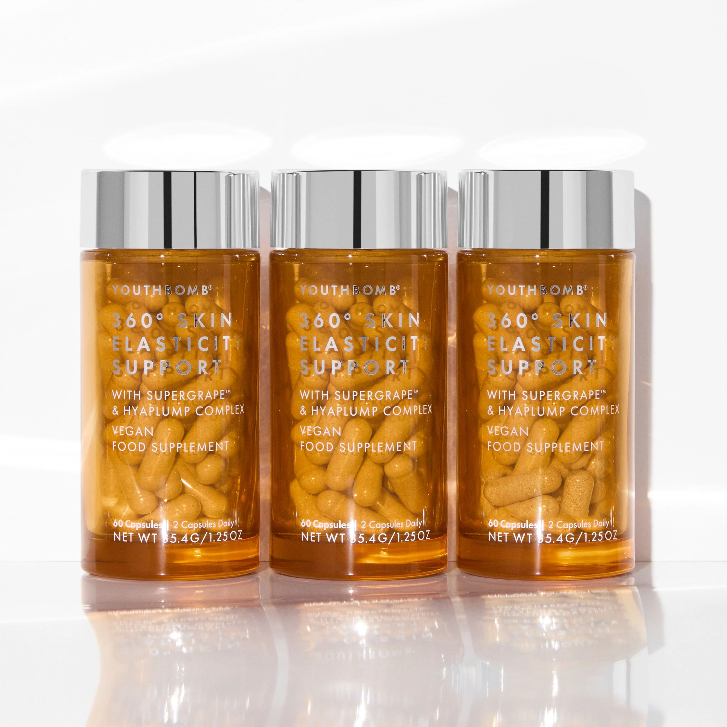 Youthbomb 360° Skin Elasticity Support Anti-Aging Supplement 3-Pack