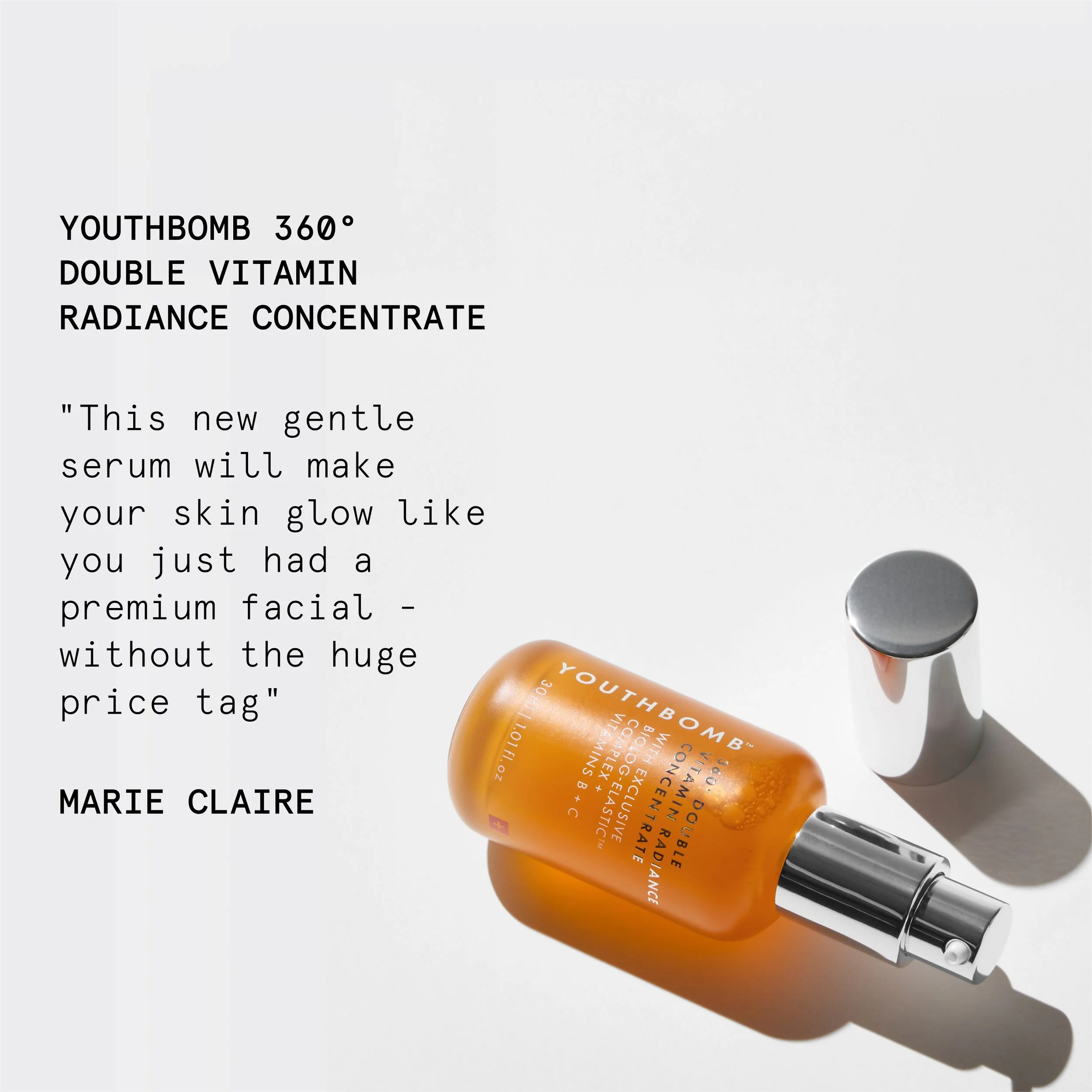 Youthbomb 360° Double Vitamin Radiance Concentrate met 3% vitamine C