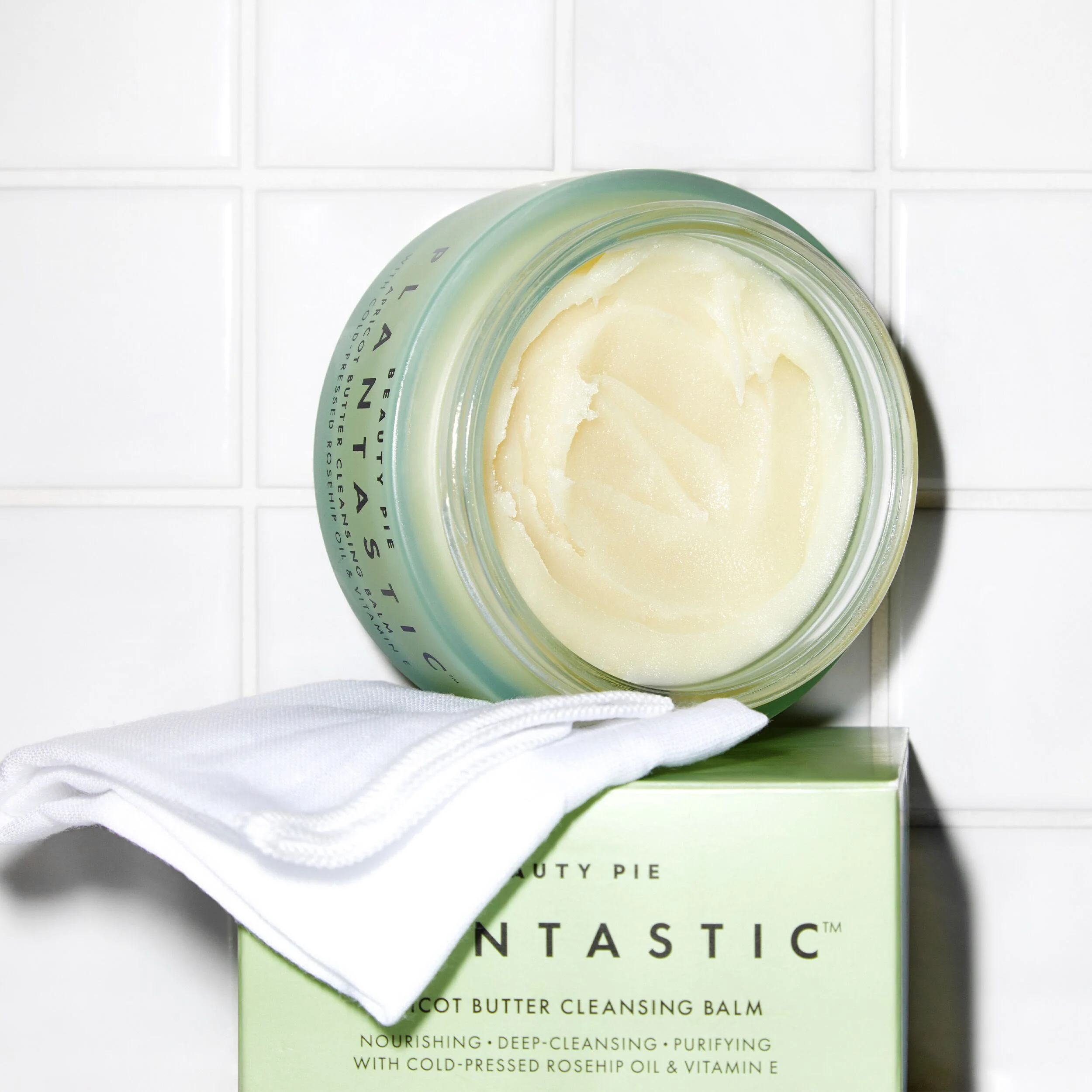 Plantastic Apricot Butter Cleansing Balm with Muslin Cloth