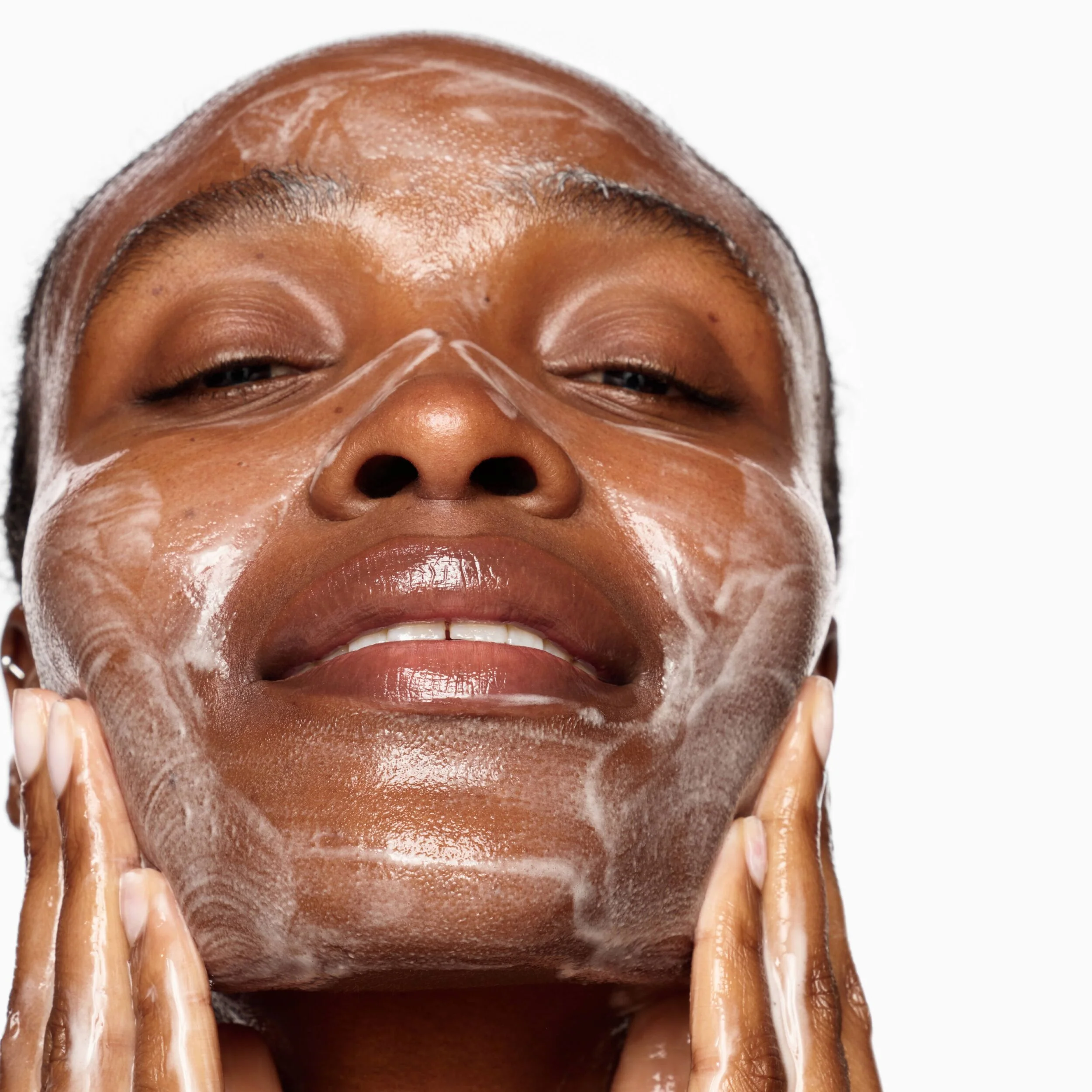 Super Healthy Skin Jumbo Foamy Face Wash med æble- og hindbærekstrakter