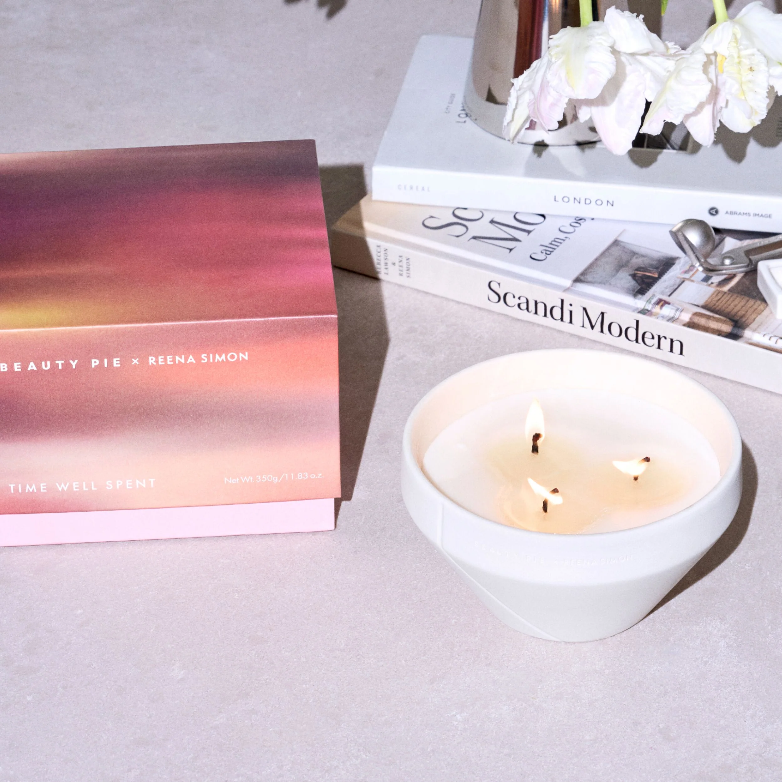 Time Well Spent Large 3-Wick Luxury Scented Candle