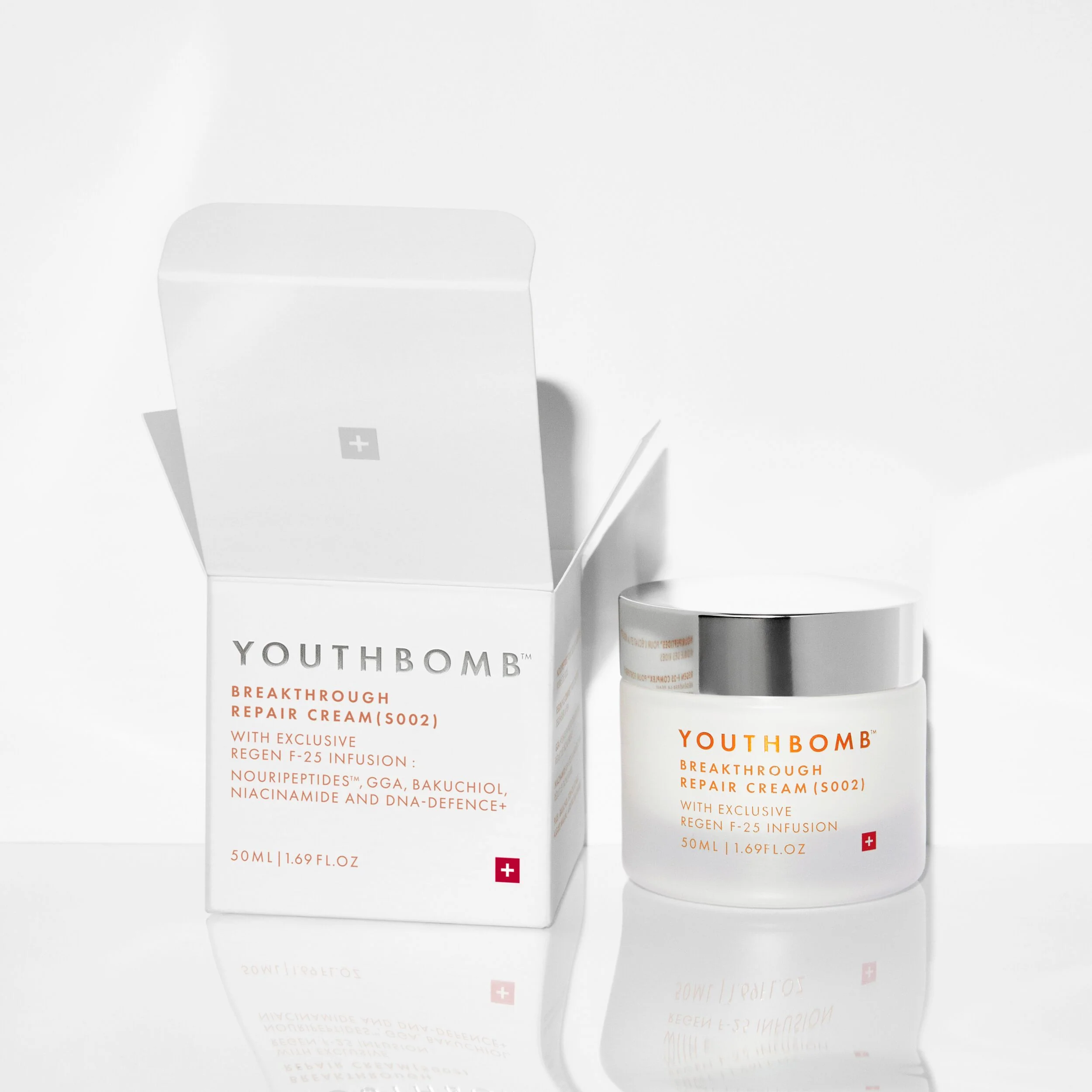 Youthbomb Power Duo Radiance Concentrate and Breakthrough Repair Cream Set