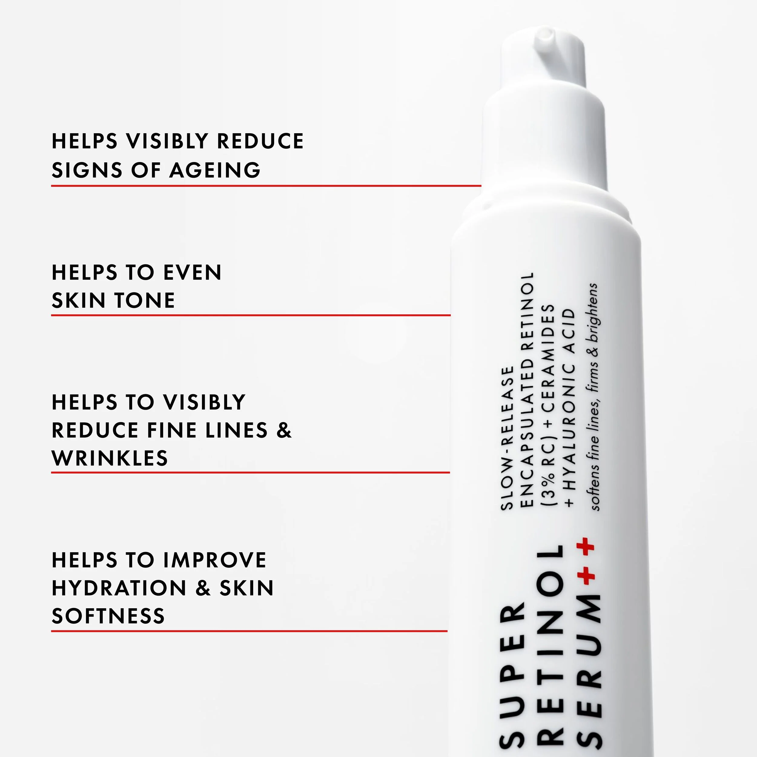 Sérum Facial Anti-idade Super Retinol com Complexo de 3% Retinol e Ceramidas