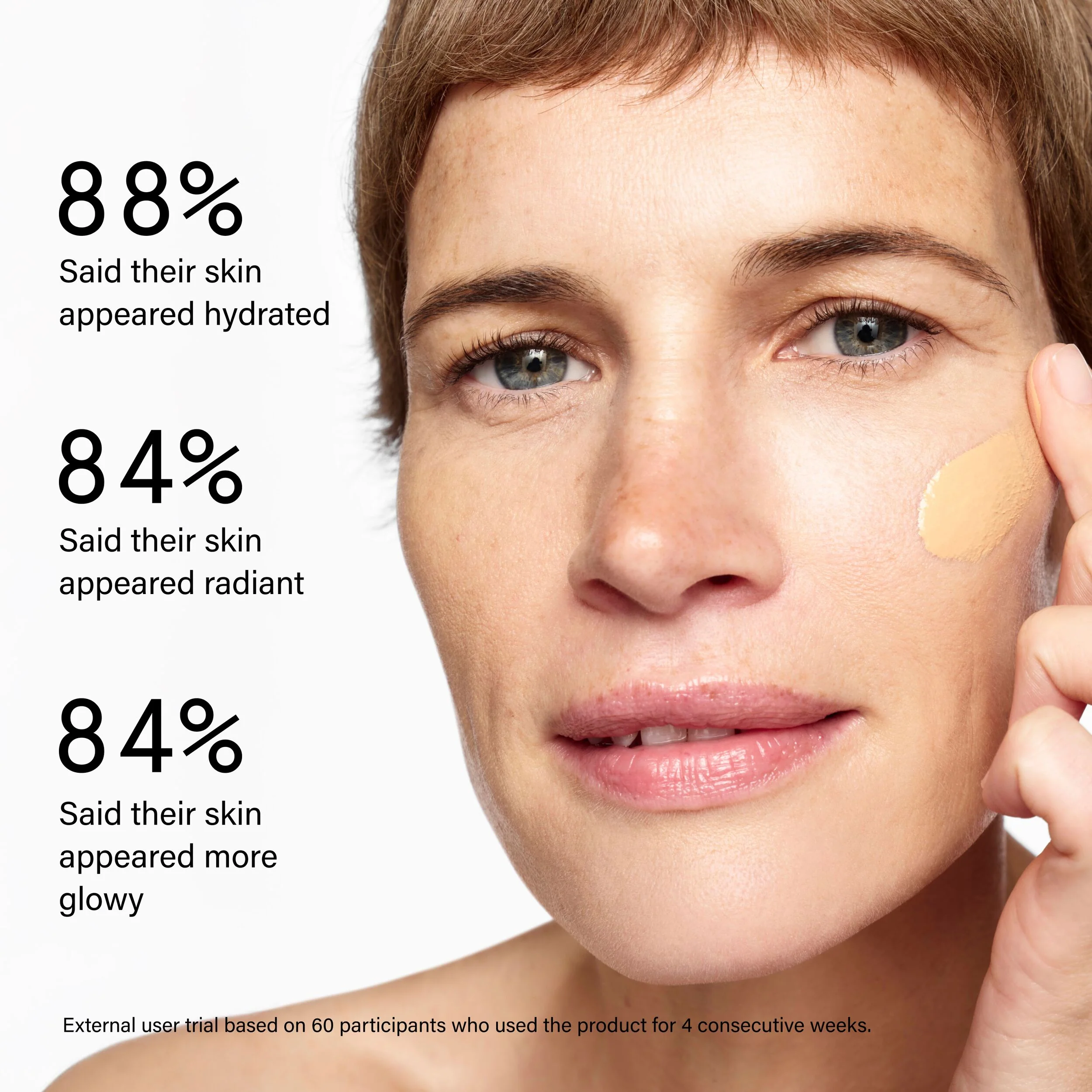 Superluminously getint glow serum met hyaluronzuur