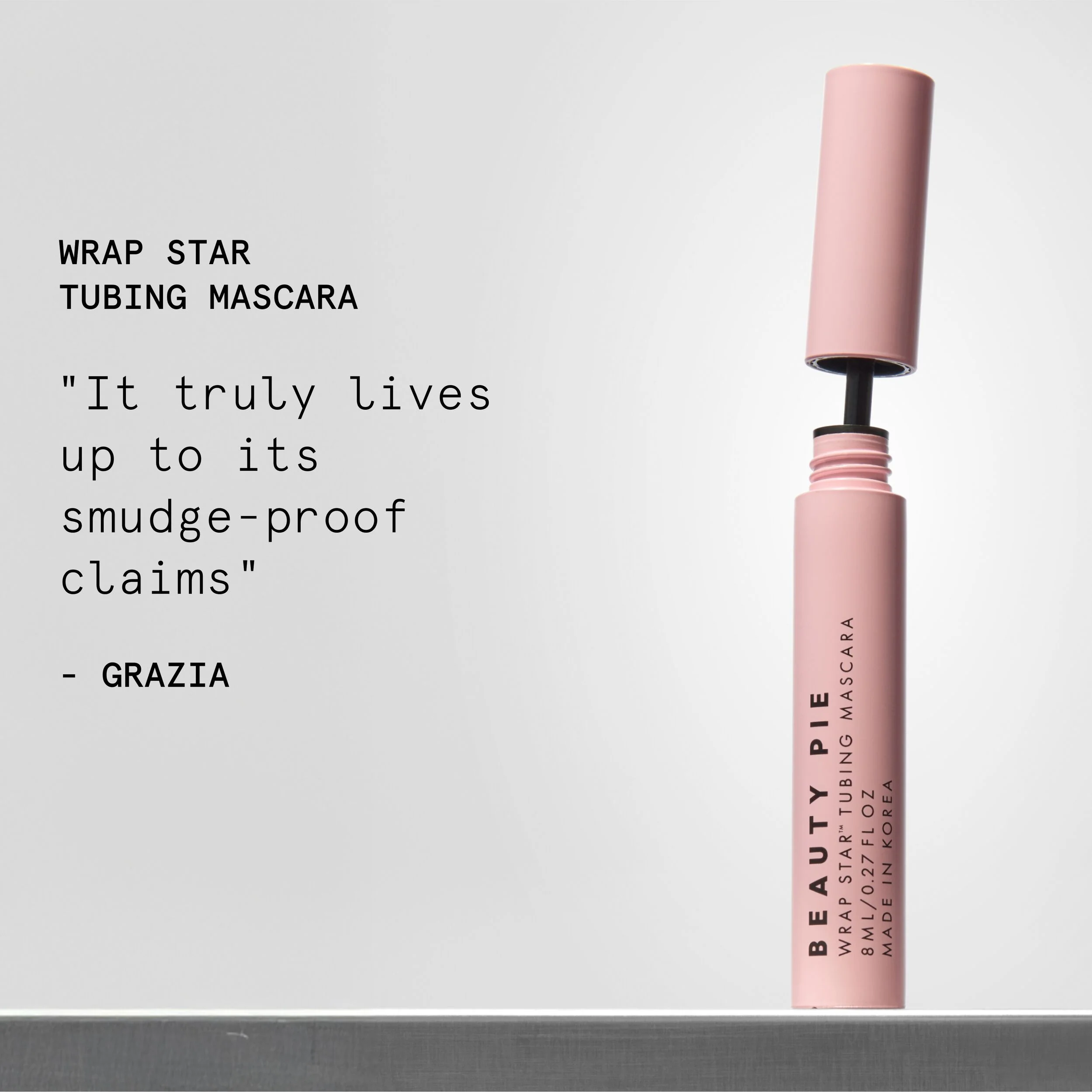 Mascara à tubes sans bavures avec technologie Absolutube de Corée