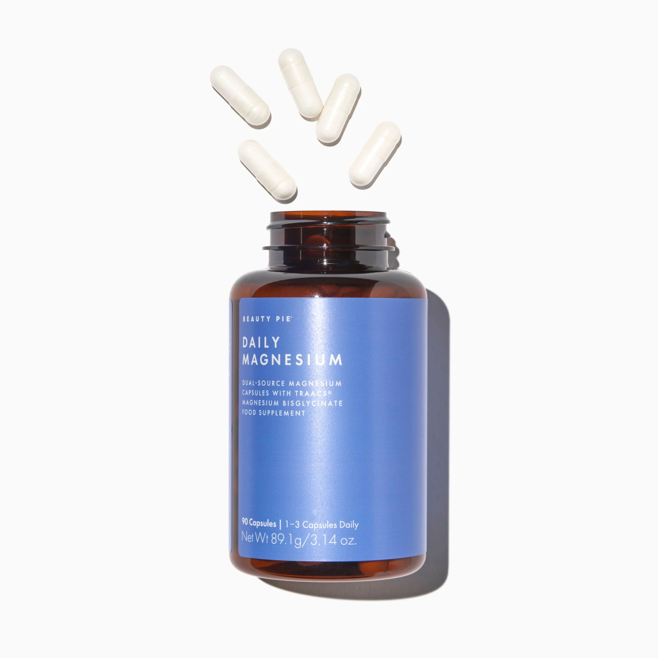 Daily Magnesium Dual-Source Capsules with Traacs Magnesium Bisglycinate