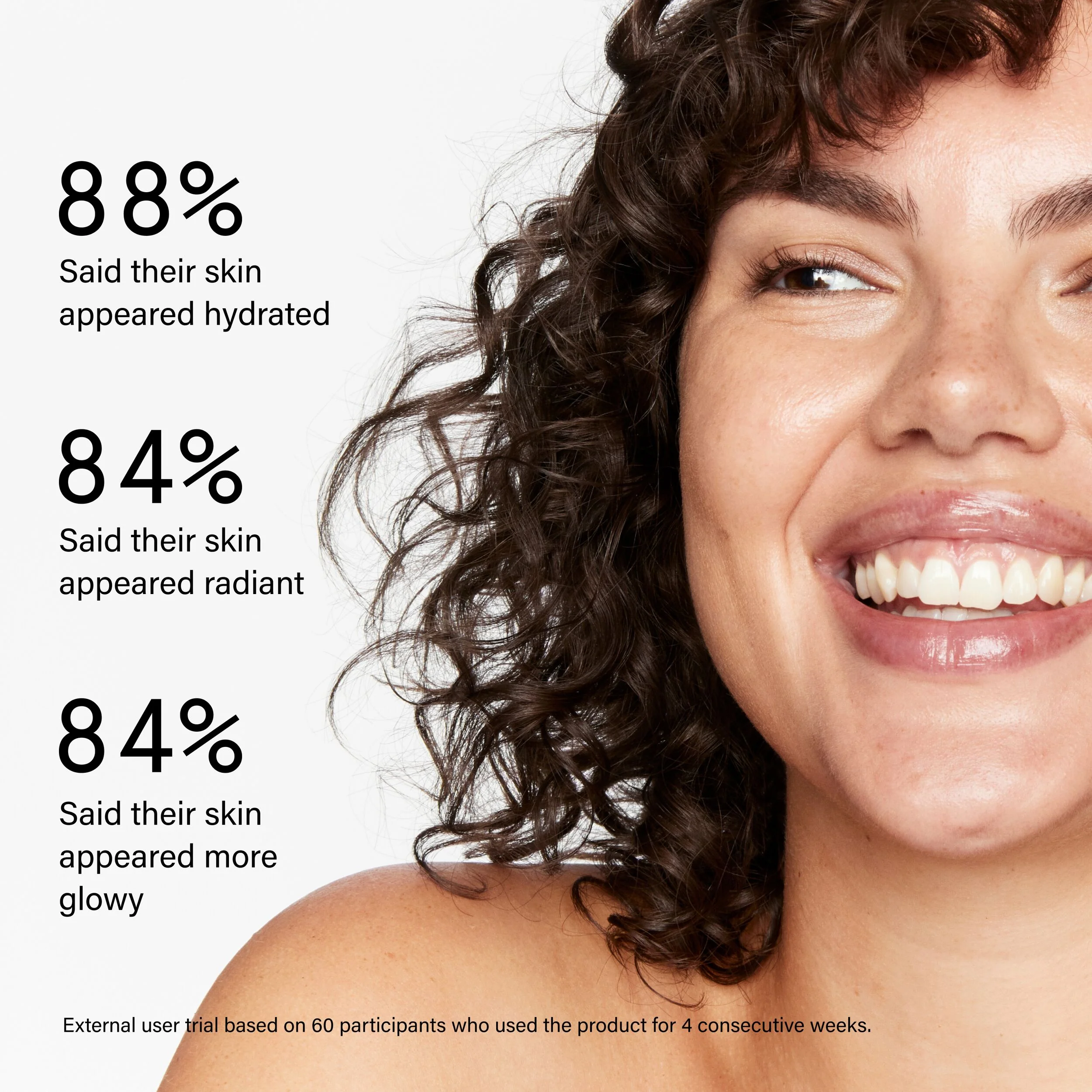 Superluminously getint glow serum met hyaluronzuur