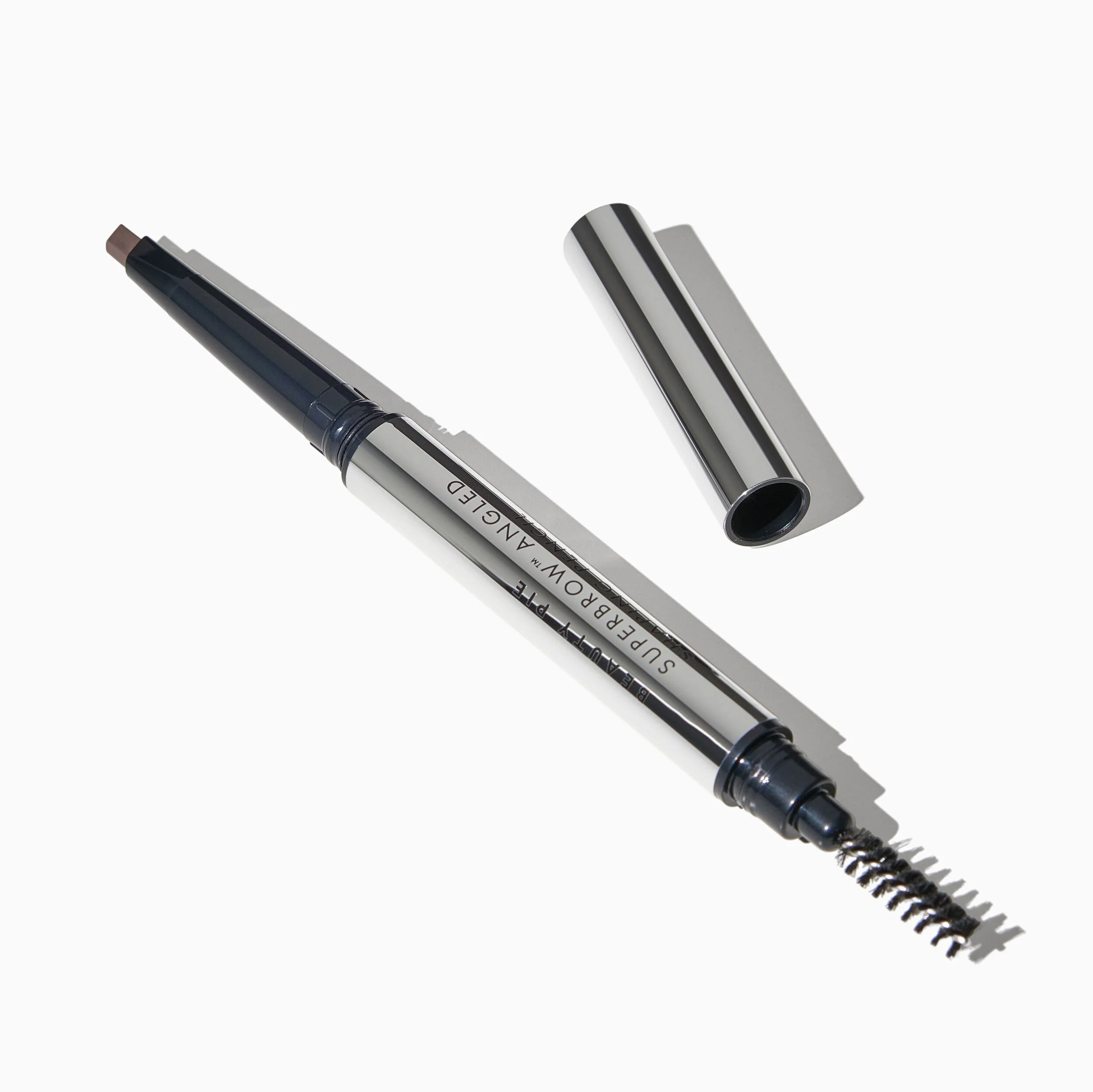 Superbrow Refillable Angled Shaping Pencil with Spoolie Brush