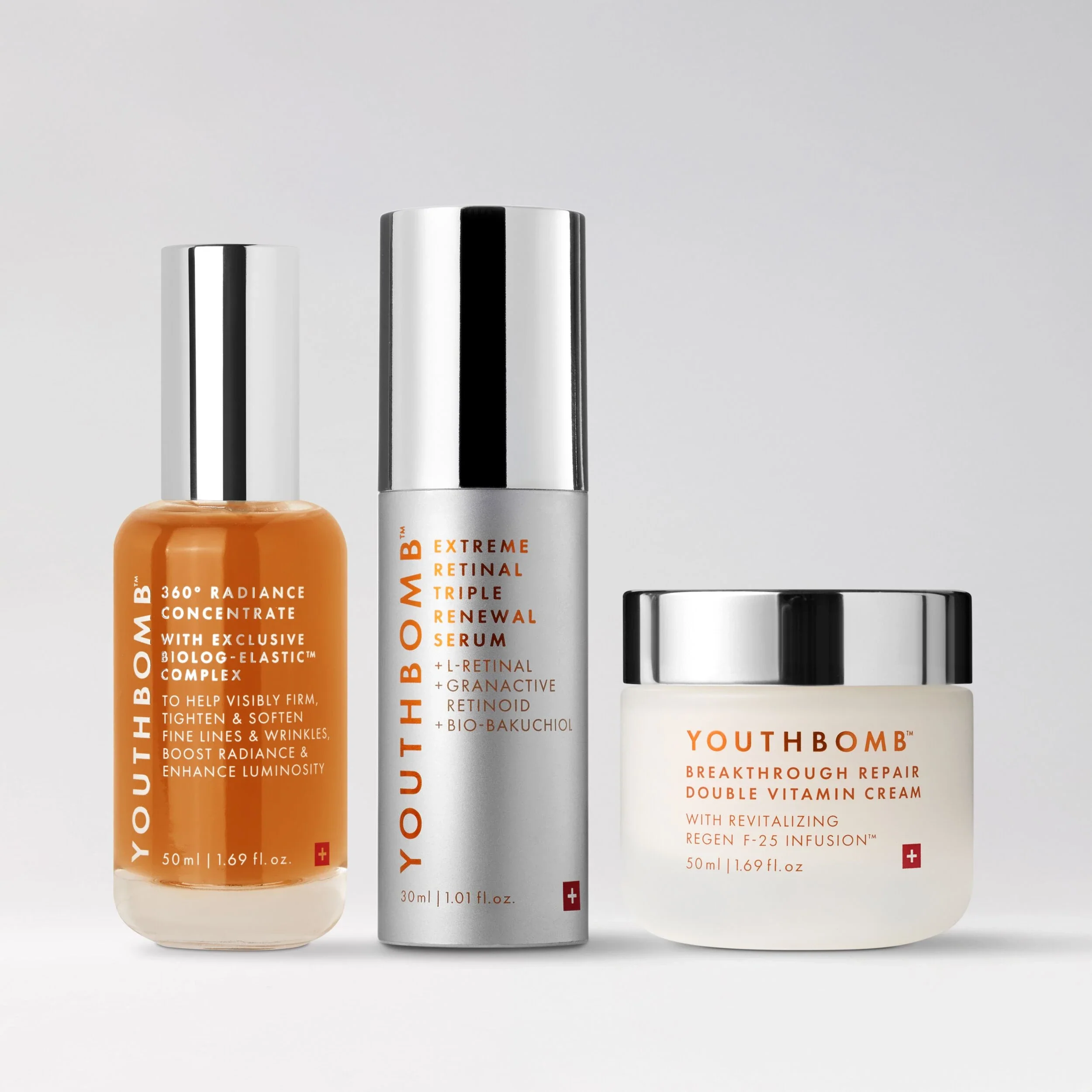Coffret trio anti-âge extrême Youthbomb soins et routines
