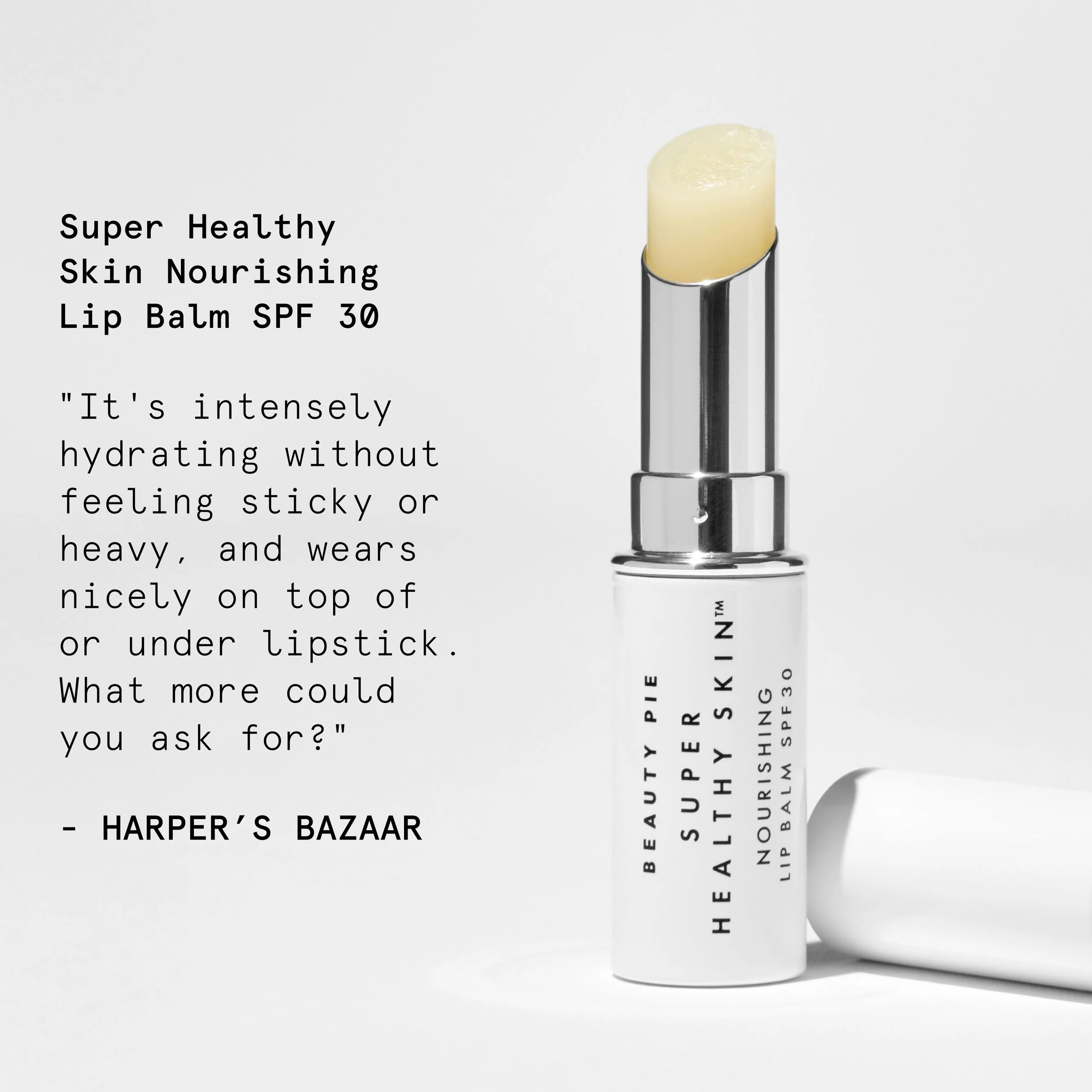 Super Healthy Skin Nourishing Lip Balm SPF 30 with Squalane and Vitamin C