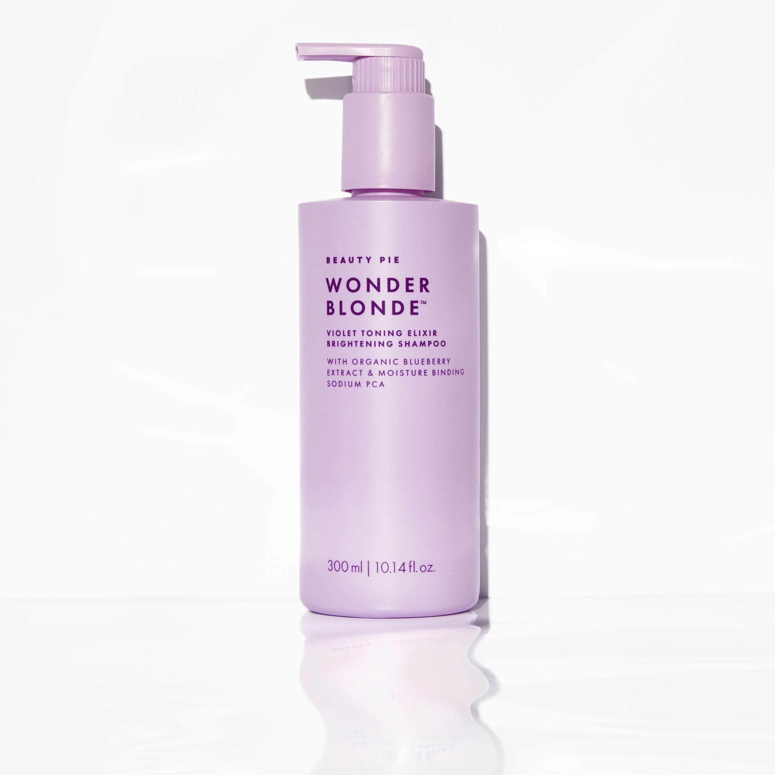 Shampooing violet démêlant WonderBlonde pour cheveux blonds, décolorés et argentés