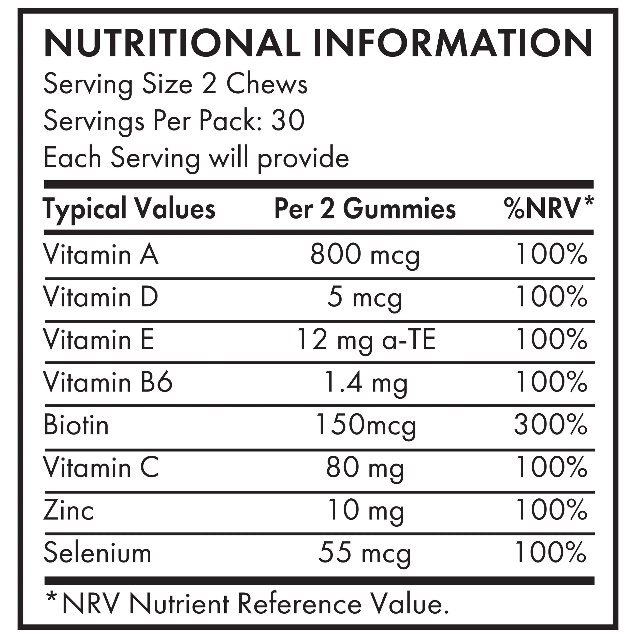 Goody Two Chews Hair, Skin & Nails Gummies with Biotin and Zinc