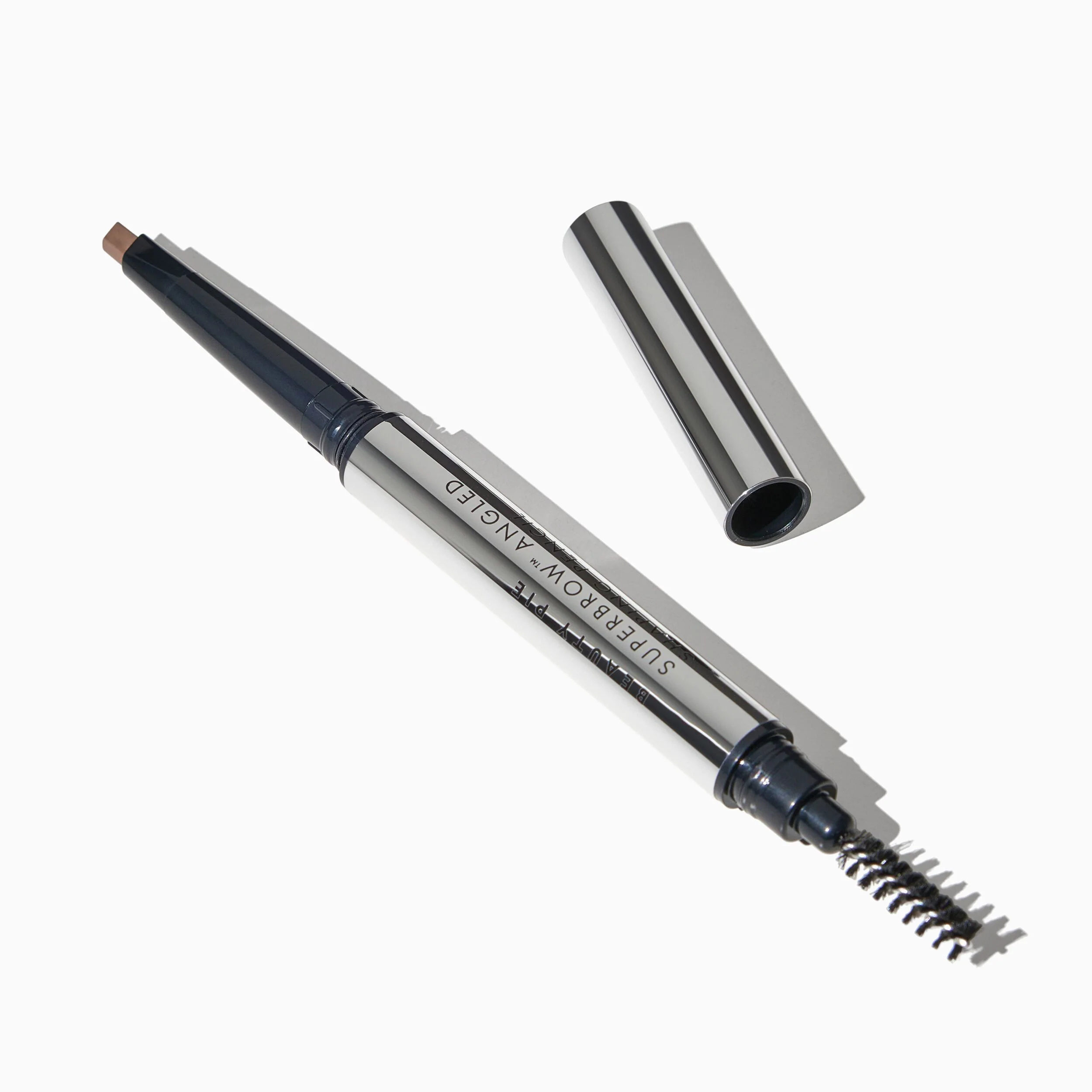 Superbrow Refillable Angled Shaping Pencil with Spoolie Brush