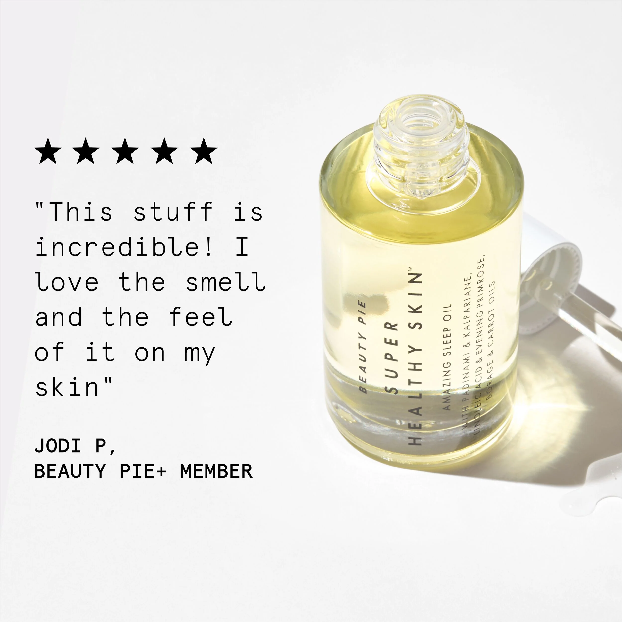 Super Healthy Skin Amazing Sleep Oil Facial Oil with Algae Extracts
