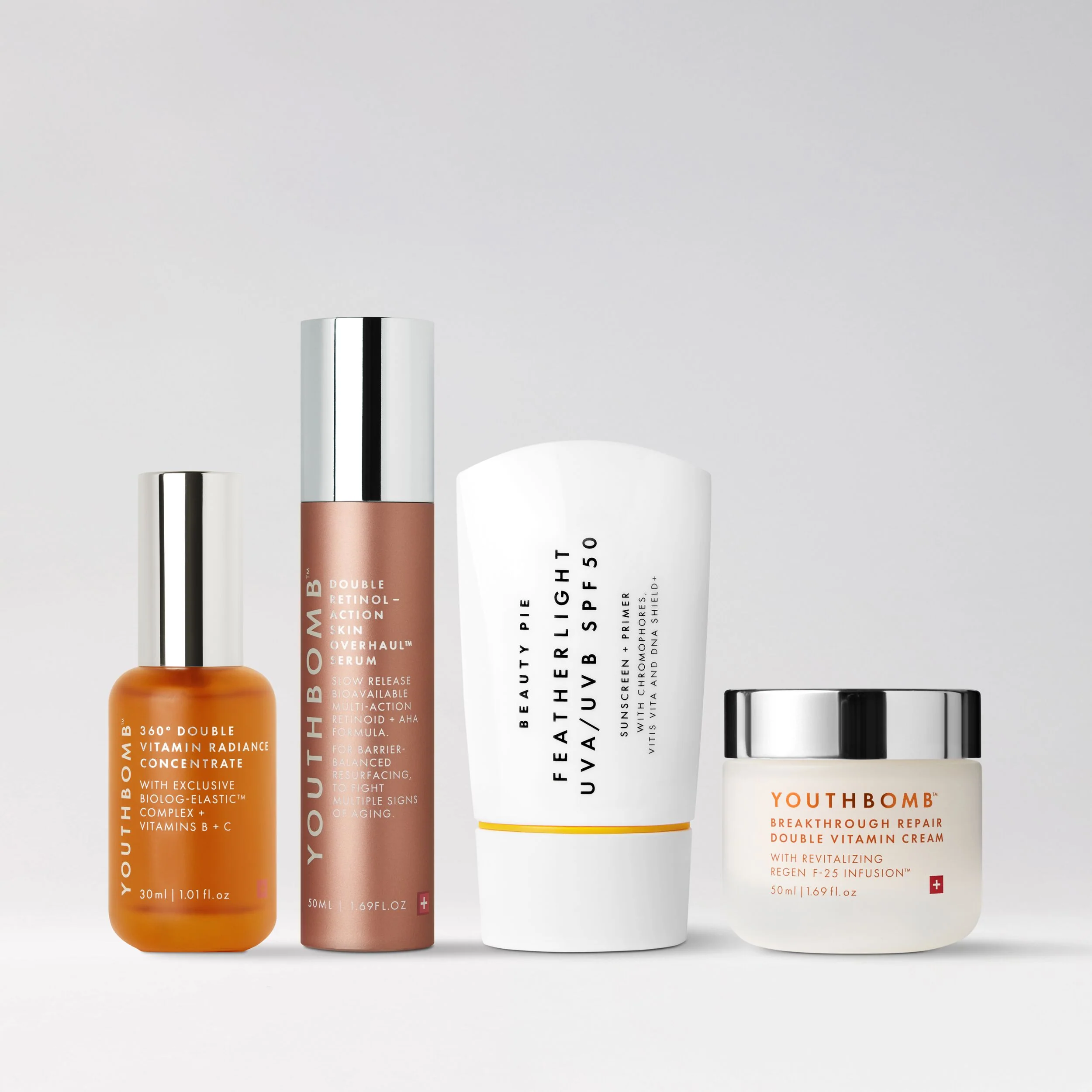 Le kit Youthbomb ABC : routine soins vitamines A, B et C