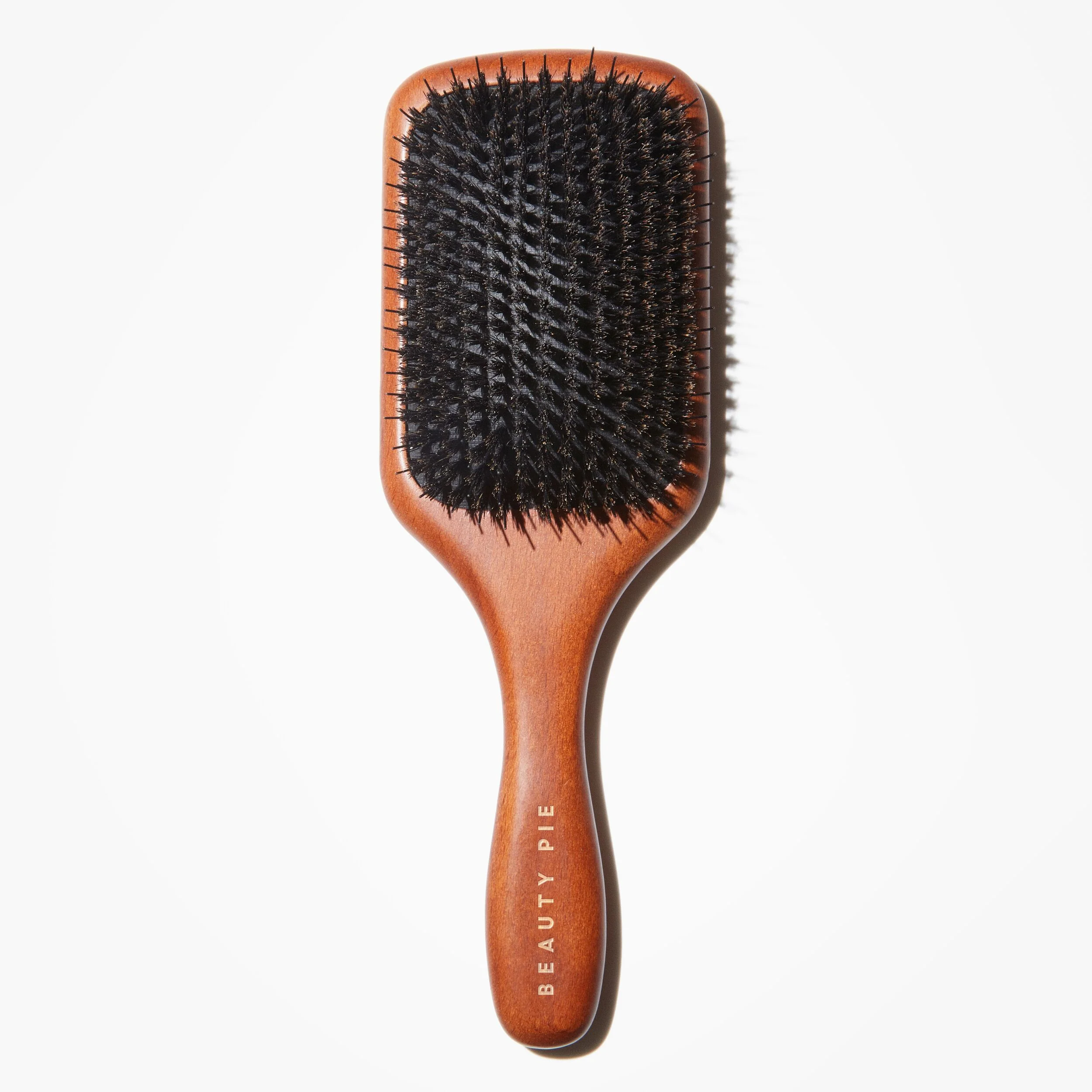 Beechwood Smoothing Paddle Brush with Nylon and Boar Bristles