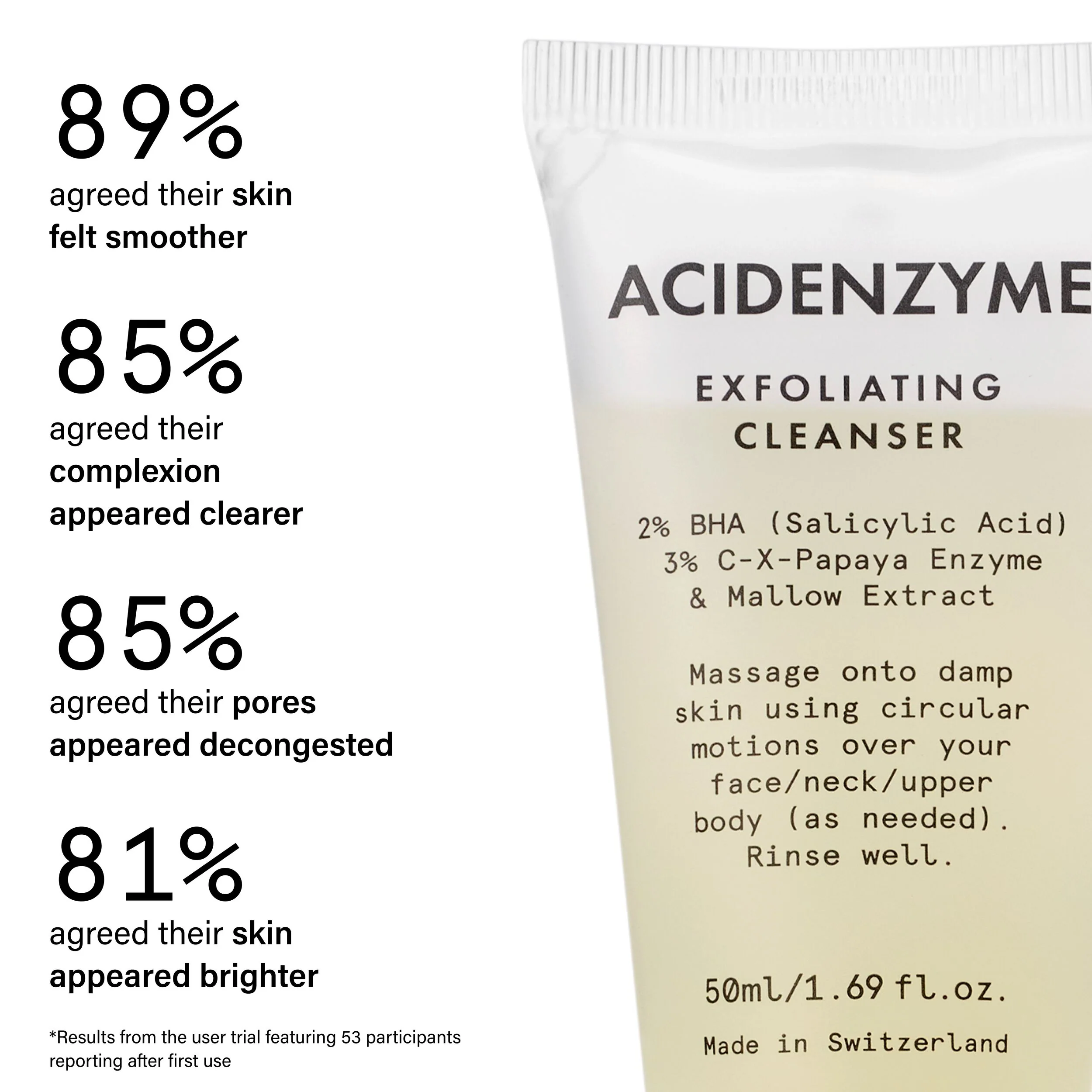 AcidEnzyme Exfoliating Face and Body Cleanser Mini