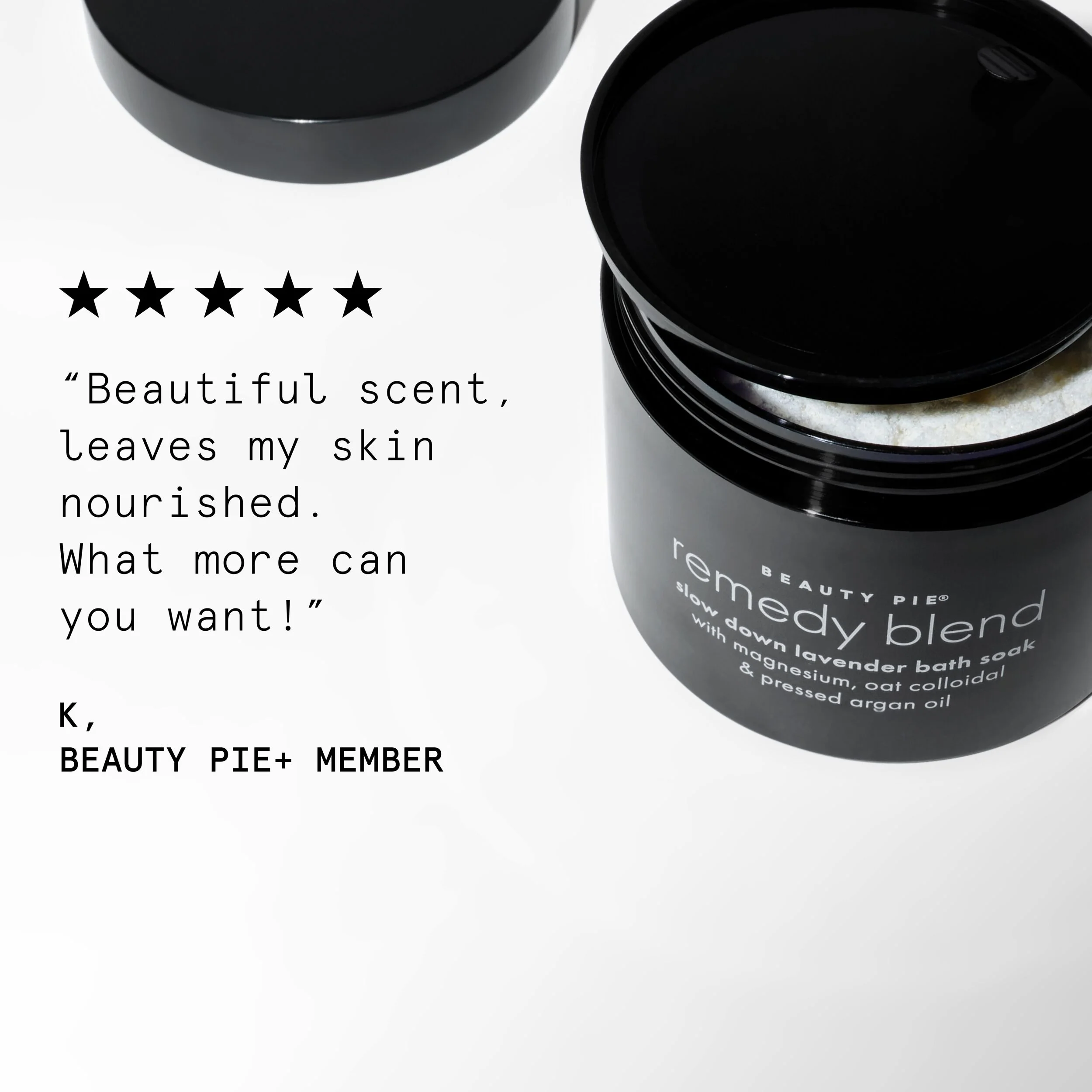 Remedy Blend Slow Down Lavender Bath Soak Powder to Milk