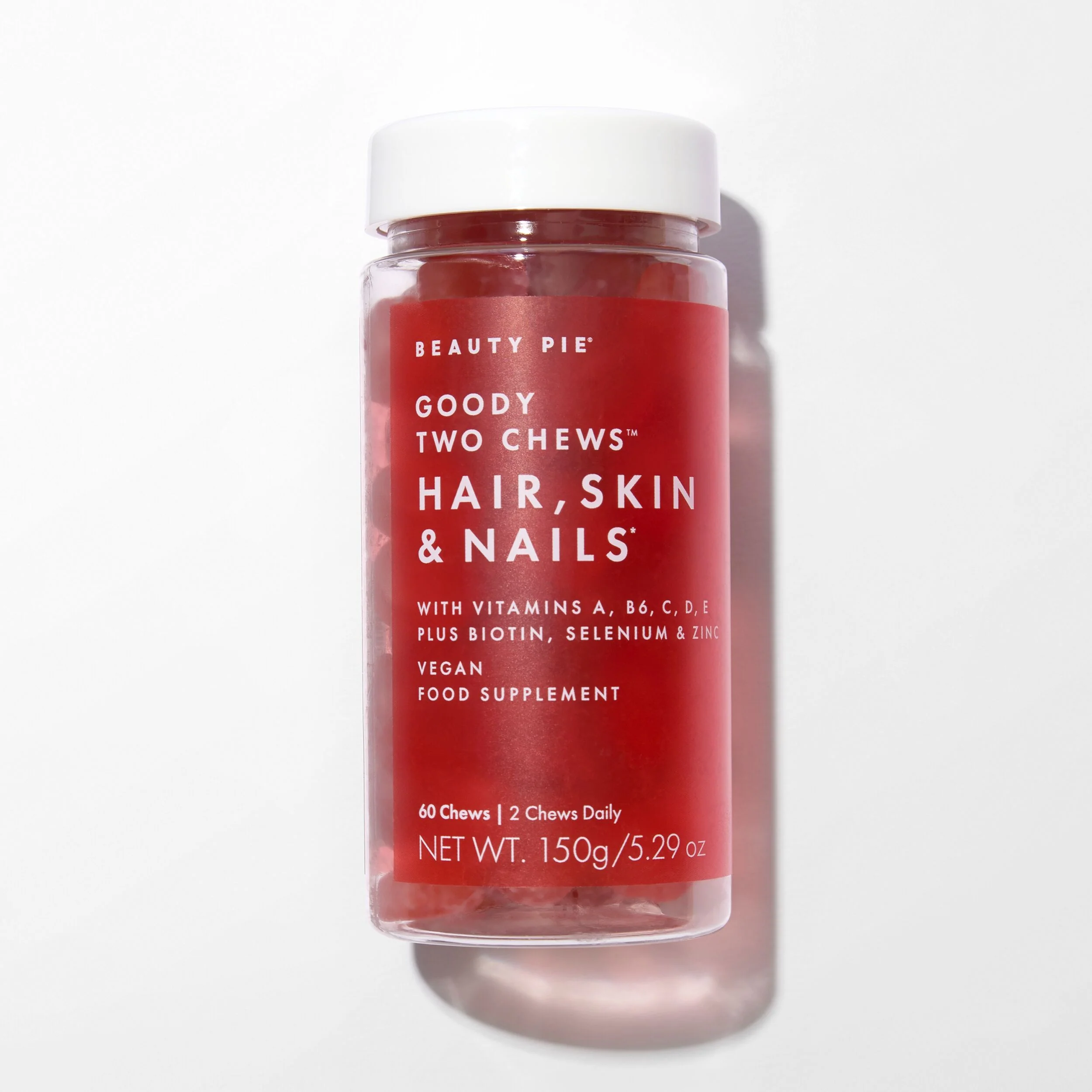 Goody Two Chews Hair, Skin & Nails Gummies with Biotin and Zinc