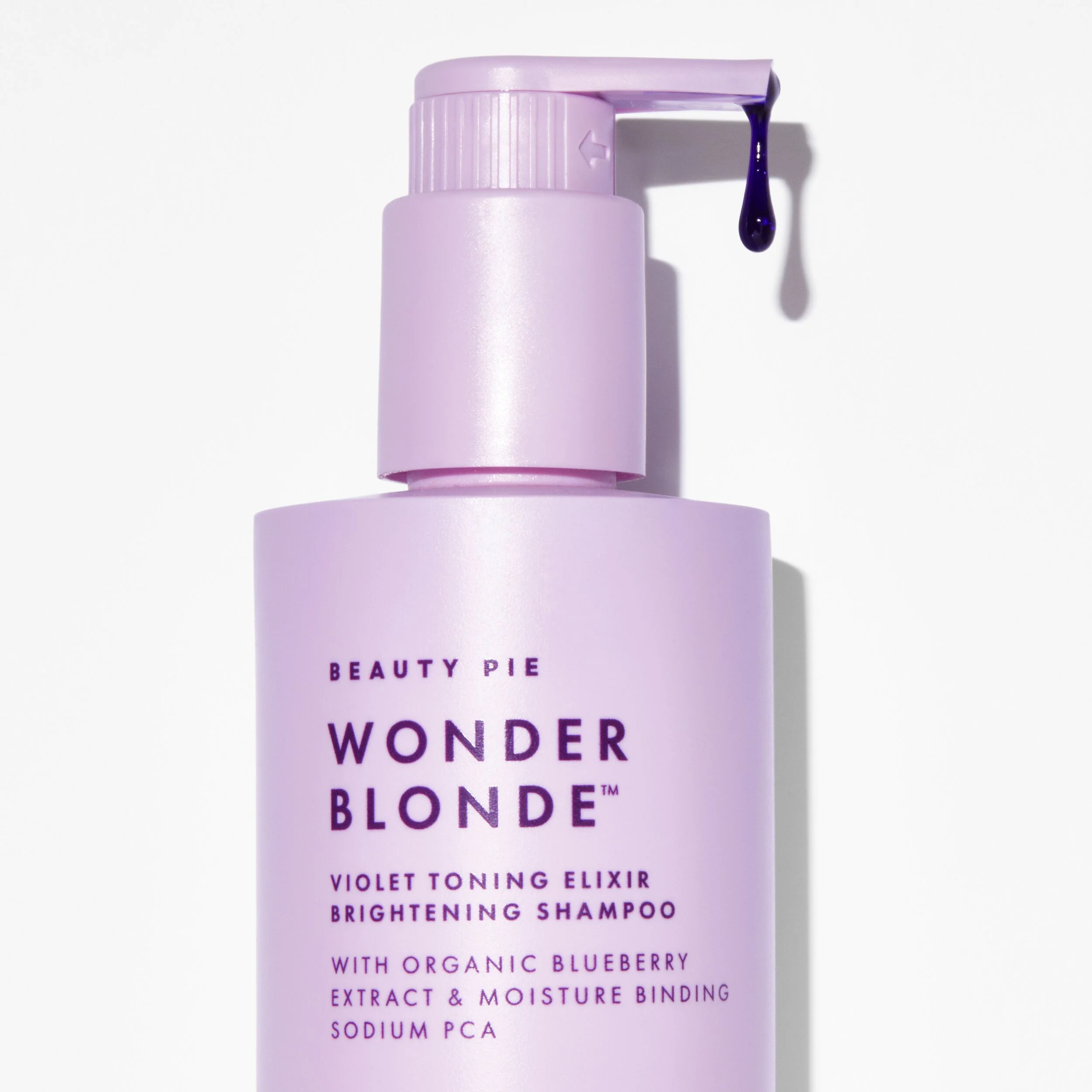 Shampooing violet démêlant WonderBlonde pour cheveux blonds, décolorés et argentés