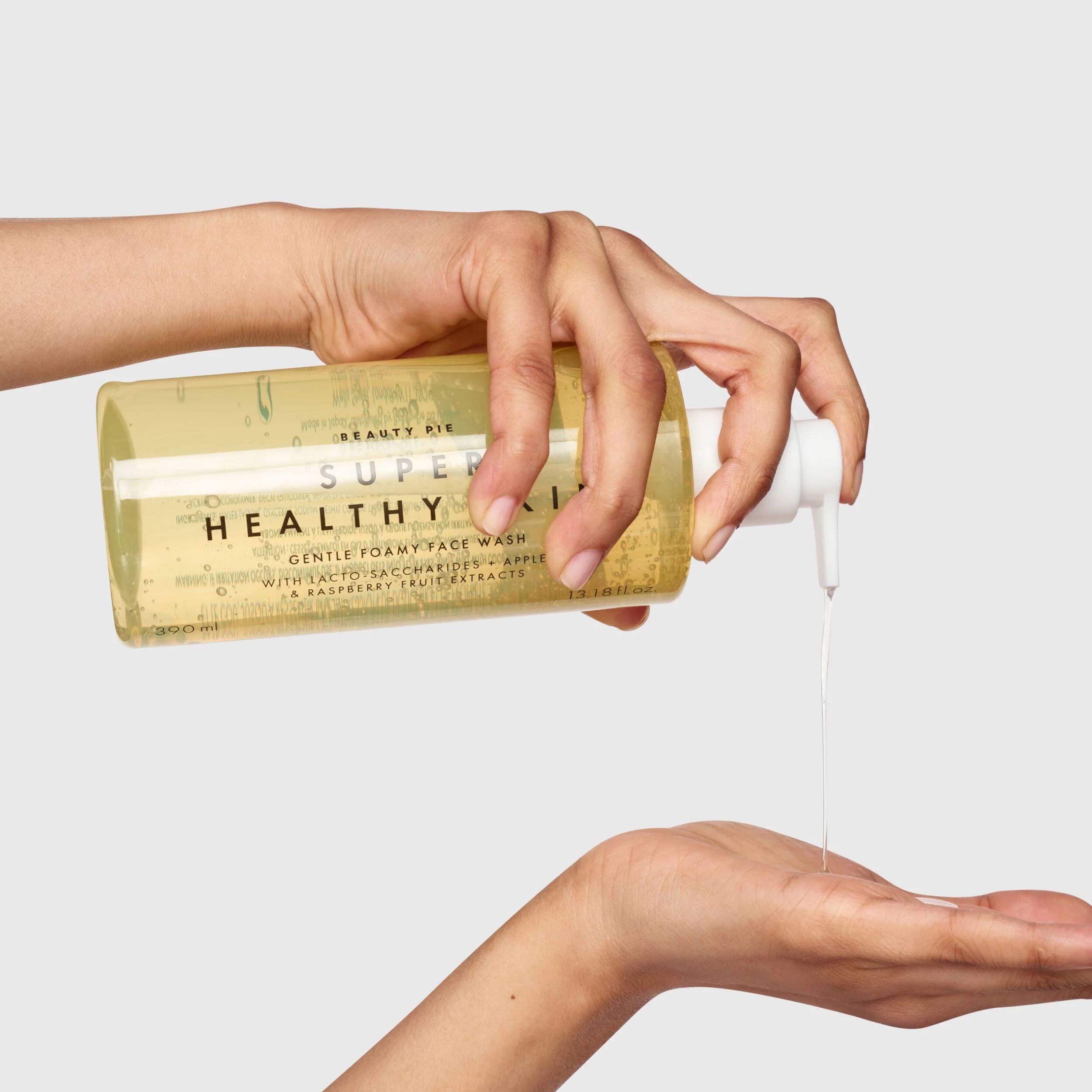 Super Healthy Skin Jumbo Foamy Face Wash med æble- og hindbærekstrakter