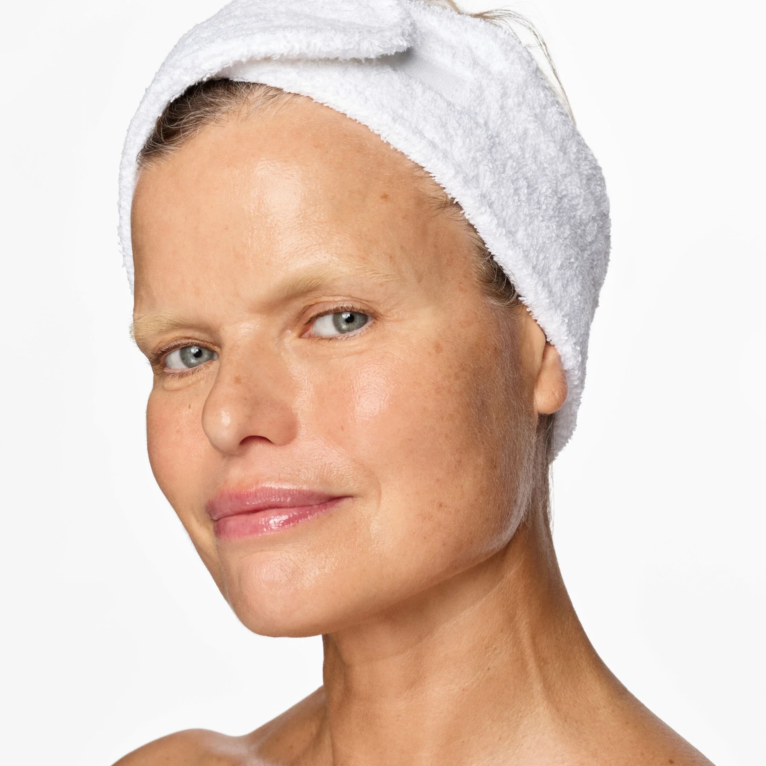 Soft Cotton Towelling Headband with Adjustable Velcro Fastening