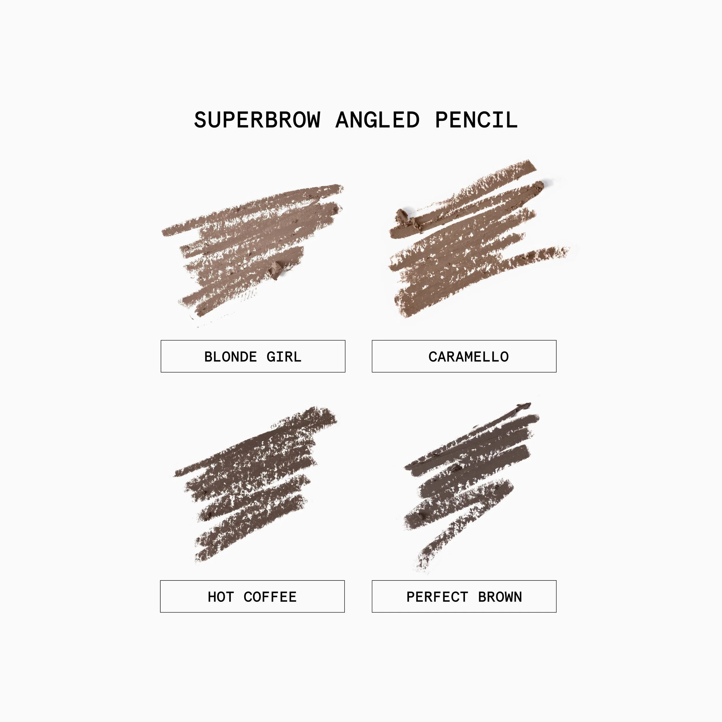 Superbrow Refillable Angled Shaping Pencil with Spoolie Brush