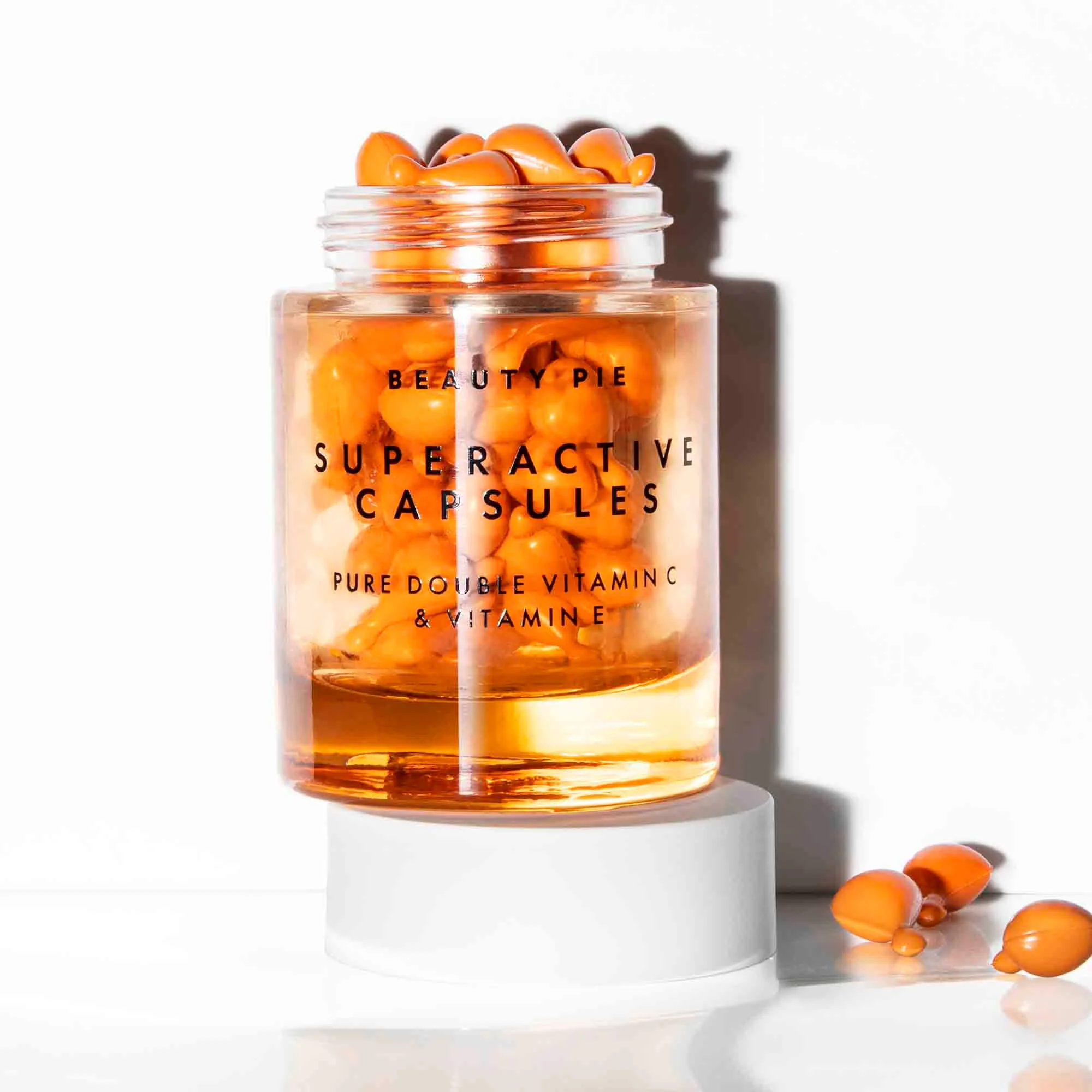 Superactive Capsules Pure Double Vitamin C and Vitamin E Serum