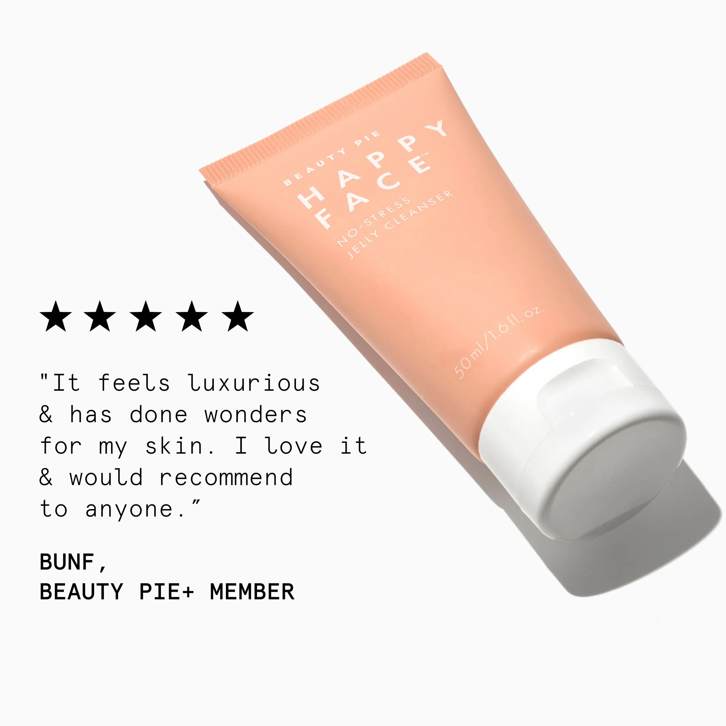 Happy Face No-Stress Jelly Cleanser Mini for All Skin Types