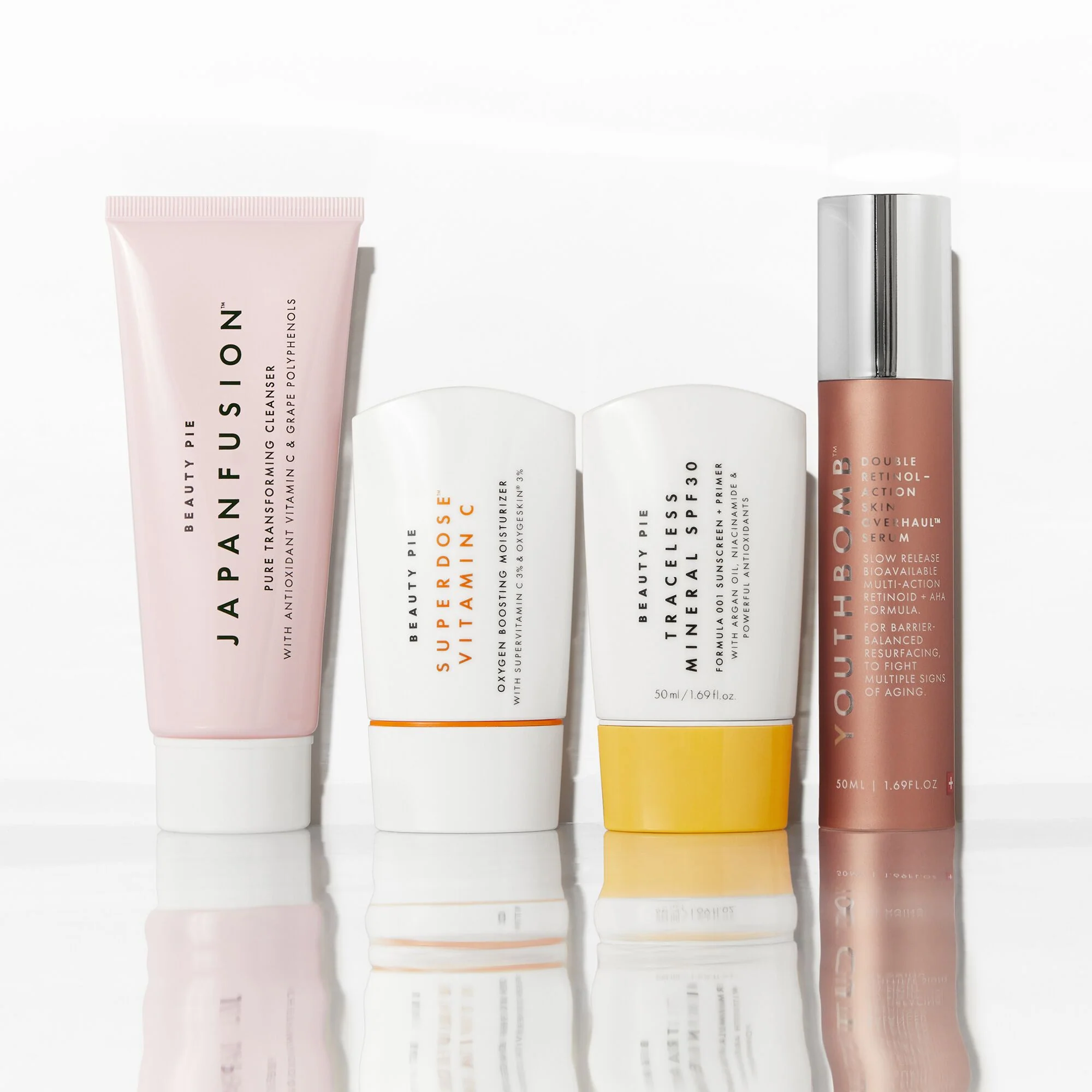 Kit de soins de la peau parfait pour débuter avec 4 produits phares