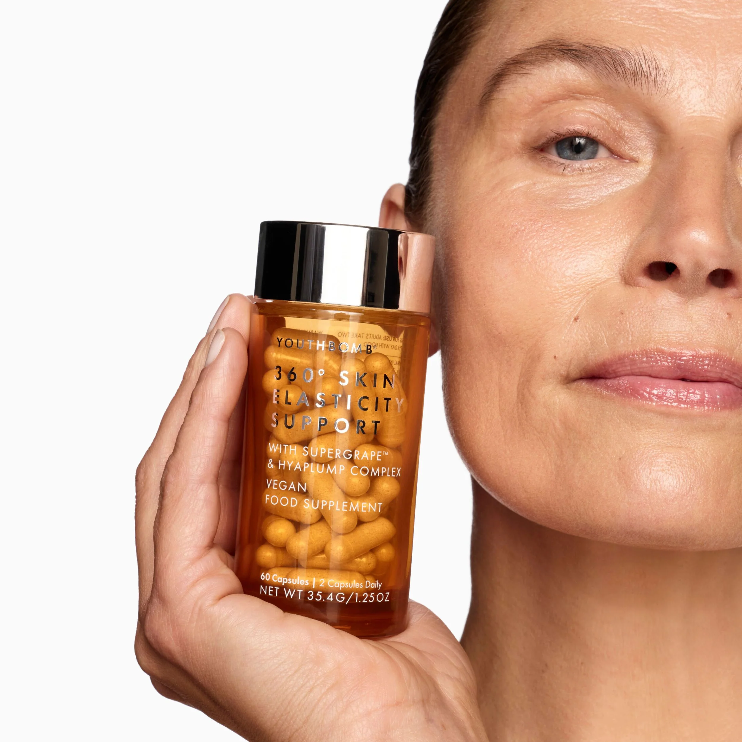 Youthbomb 360° Skin Elasticity Support anti-aging-tilskud