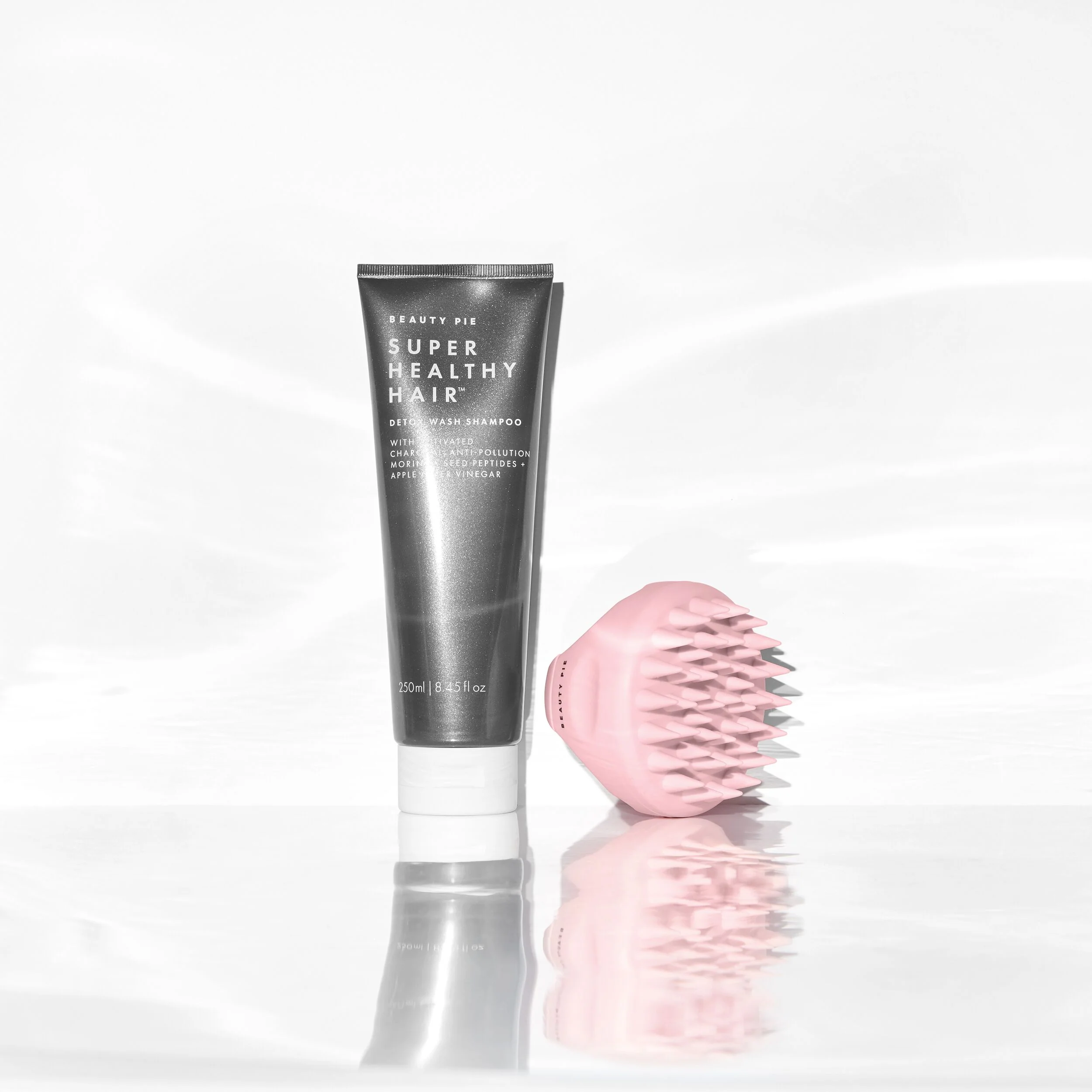 The Scalp Facial Duo: Detox Shampoo and Soft Scalp Massager